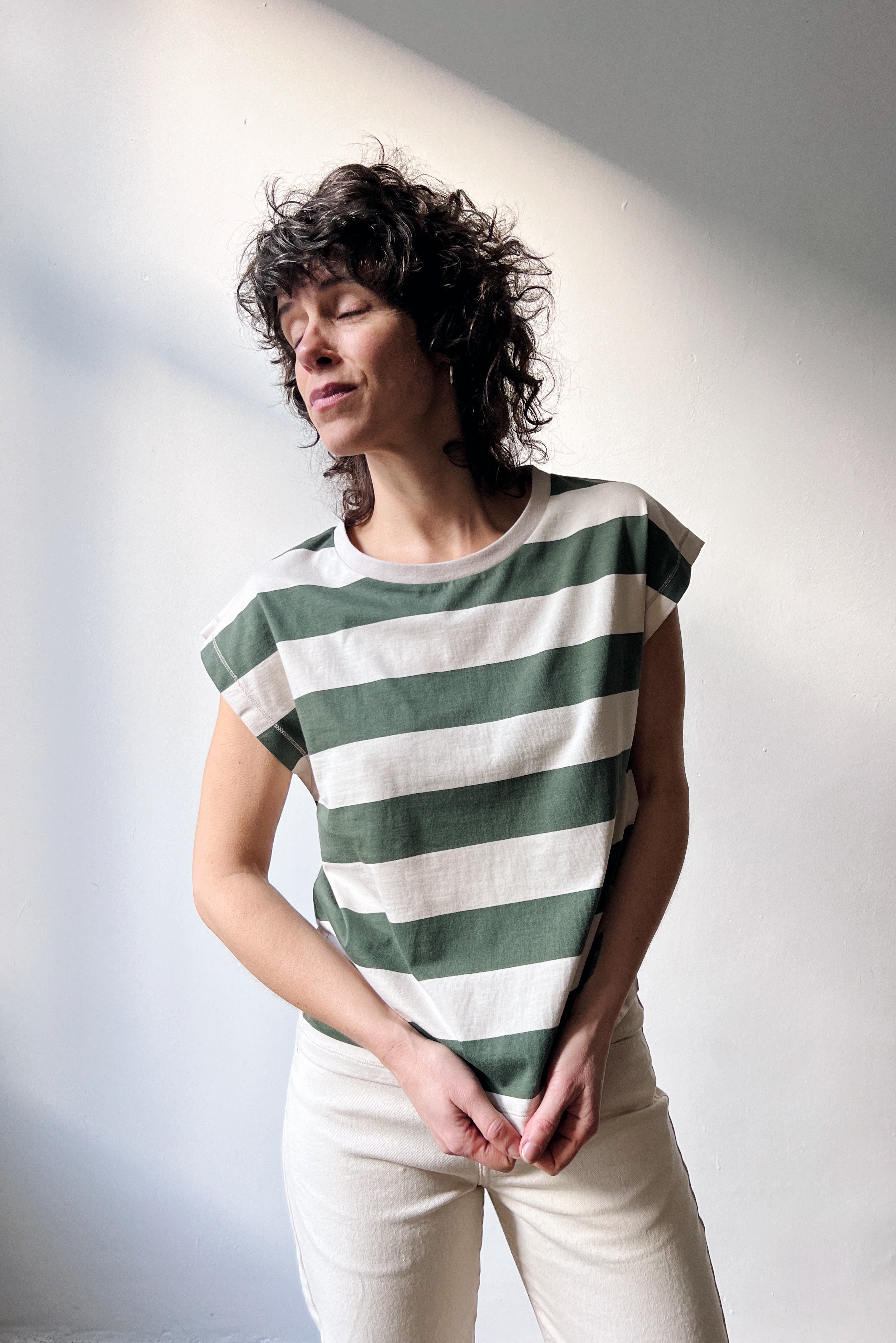 T-Shirt Bo - Basil Stripes