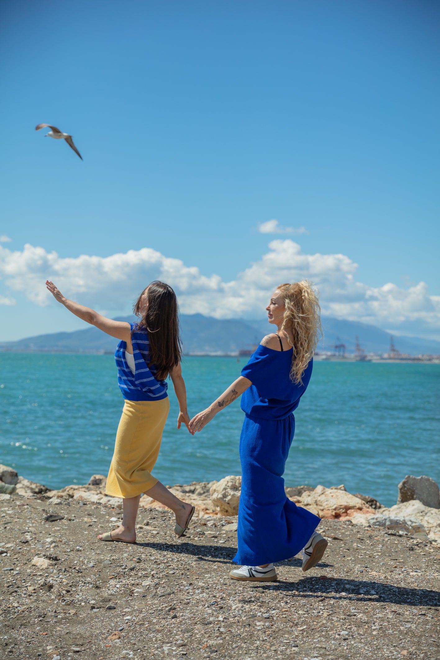 Knitted Skirt Elly - Sunflower