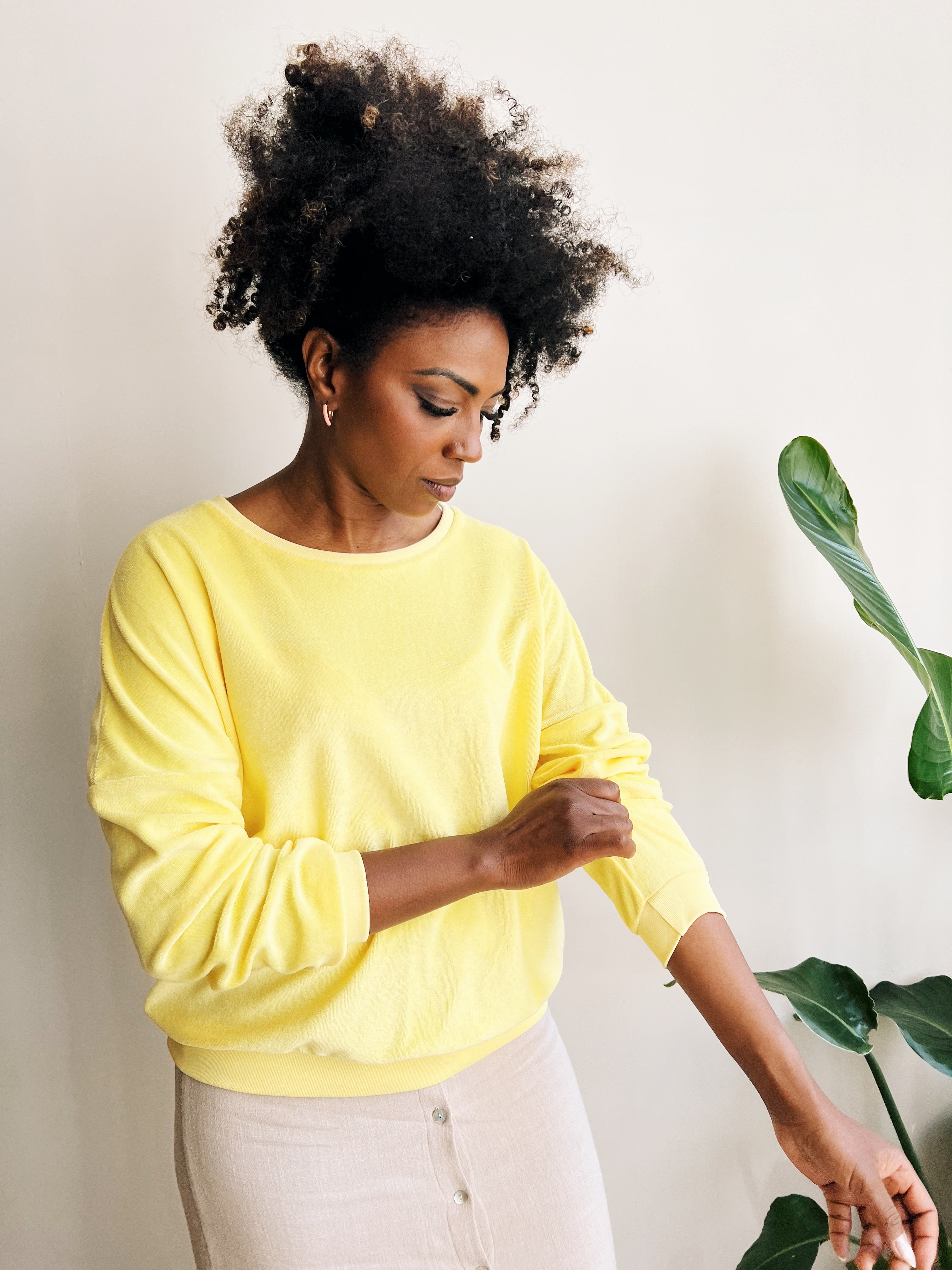 the dão store - Oversized sweater Isa - Lemon - Sweaters | Hoodies