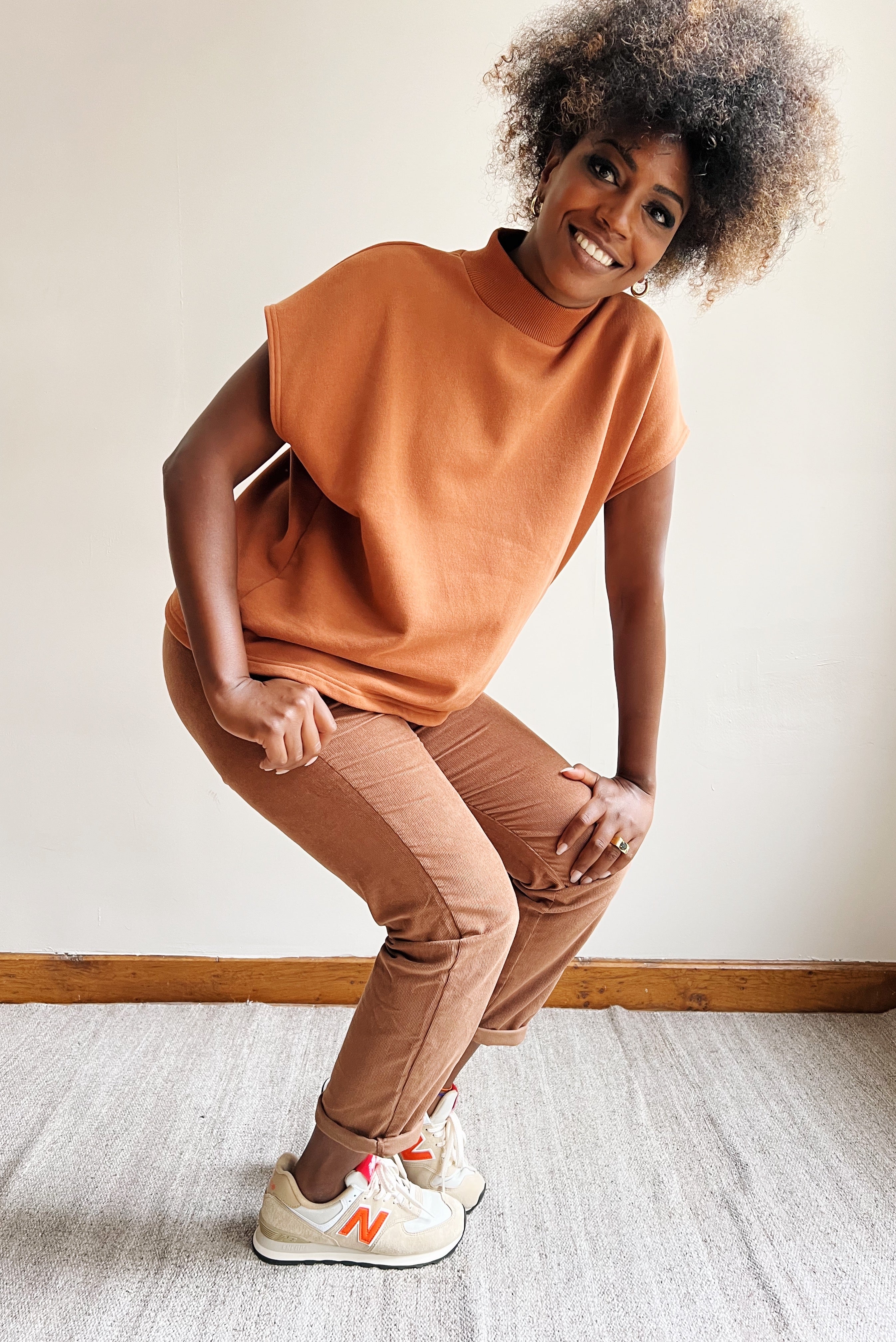 the dão store - Straight Pants Polly - Chestnut - Pants | Jumpsuits