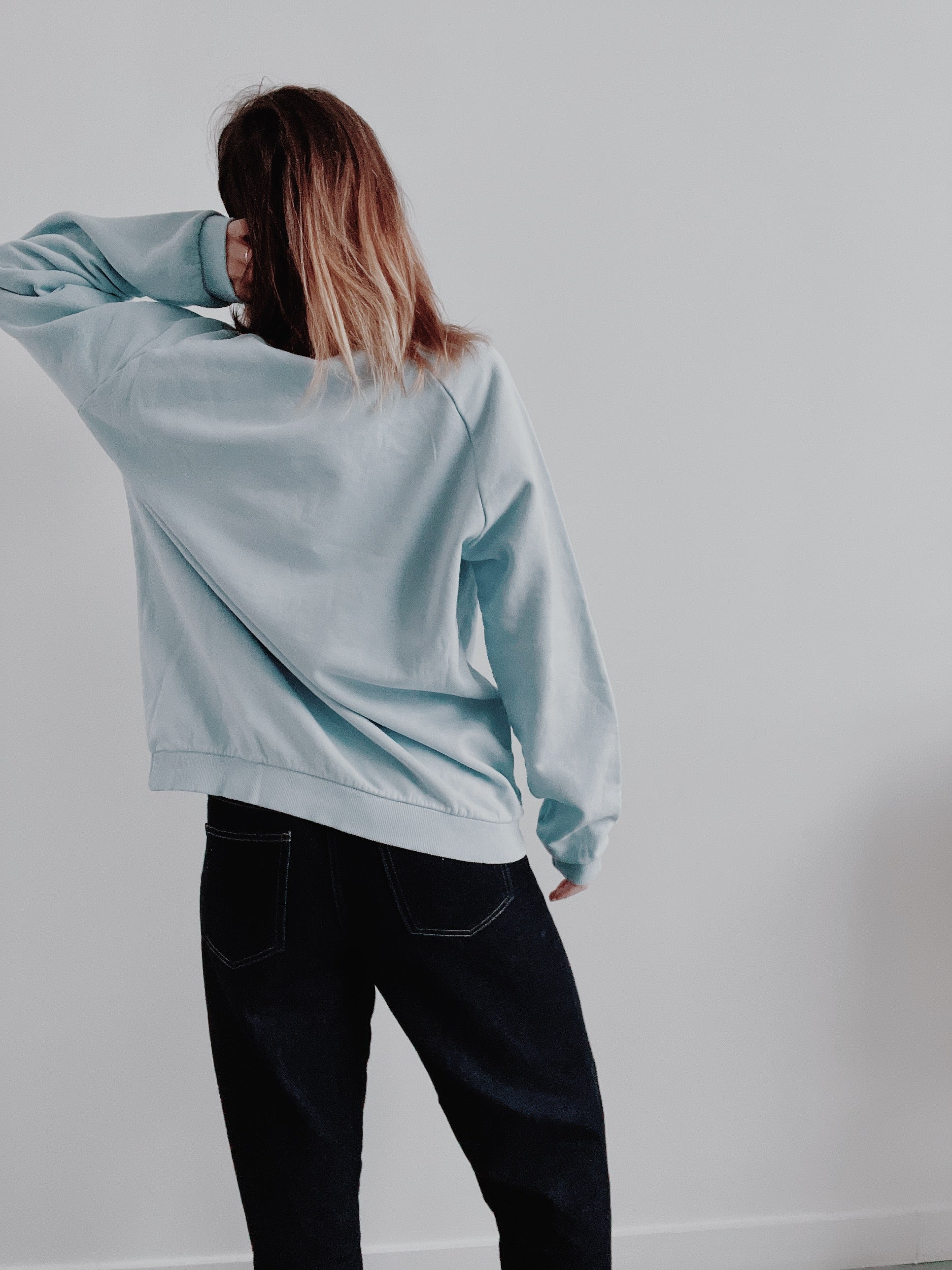 the dão store - [dao x eva] Raglan Sweater Jo - Sunny Sky Blue - Sweaters | Hoodies