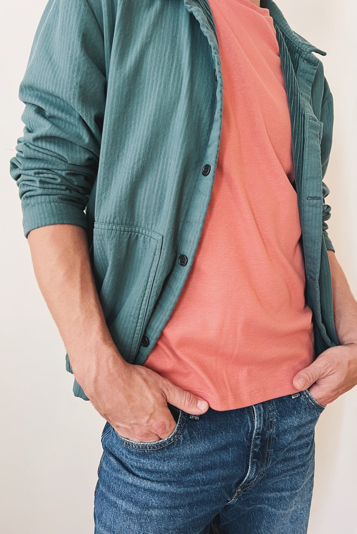 T-Shirt Tim - Blush Rib