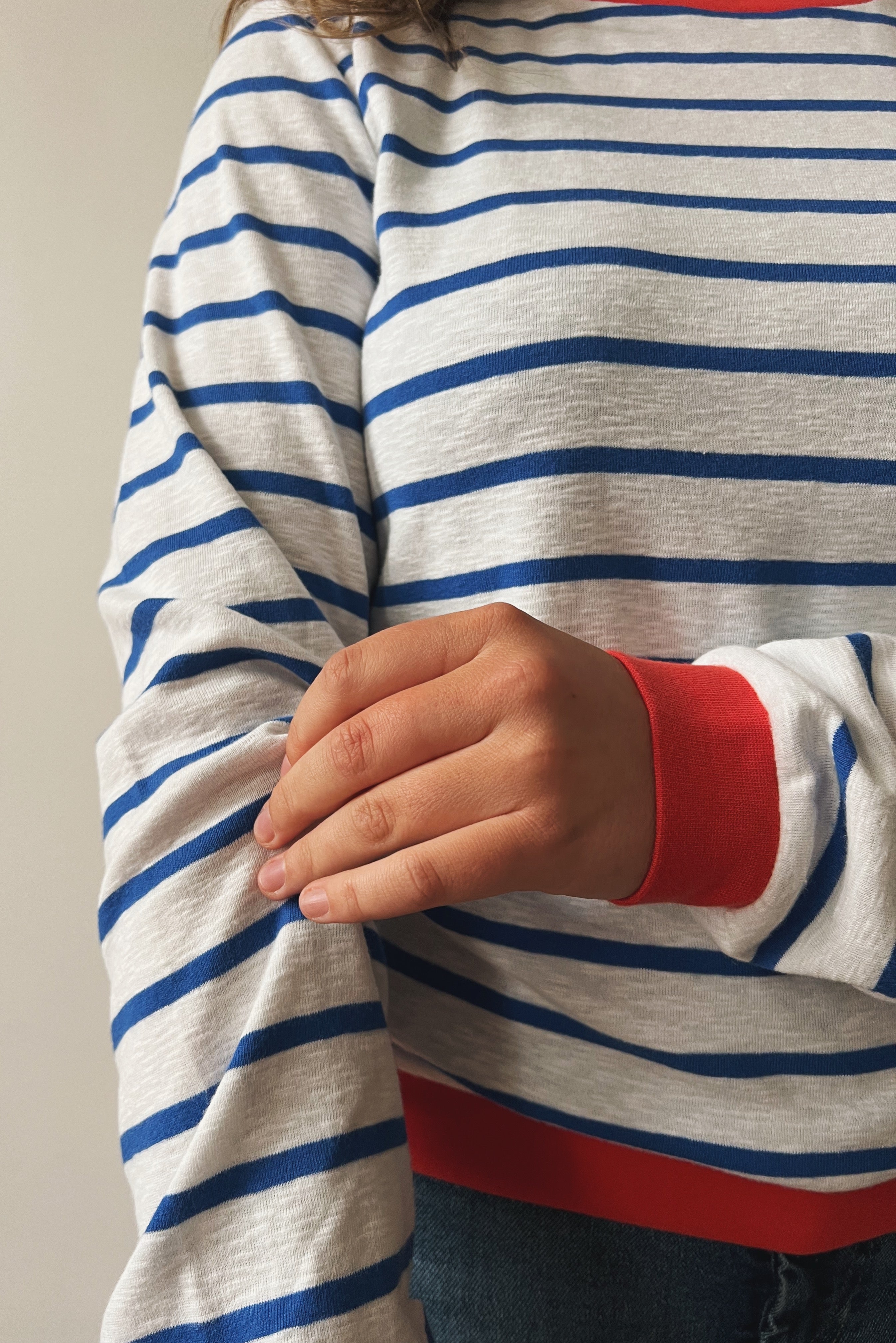 Jumper Mia - Royal Blue Stripes