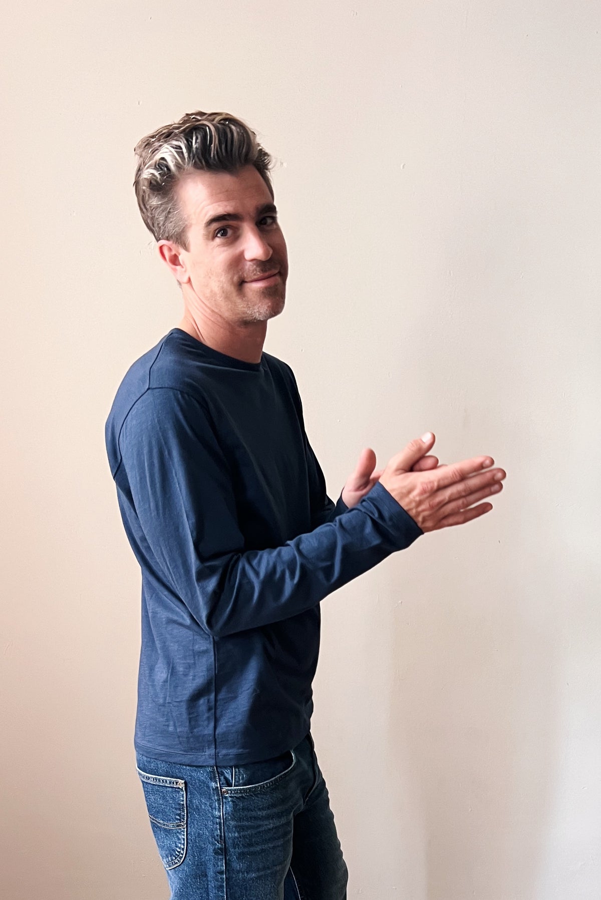 Longsleeve Ben - Indigo Flamé