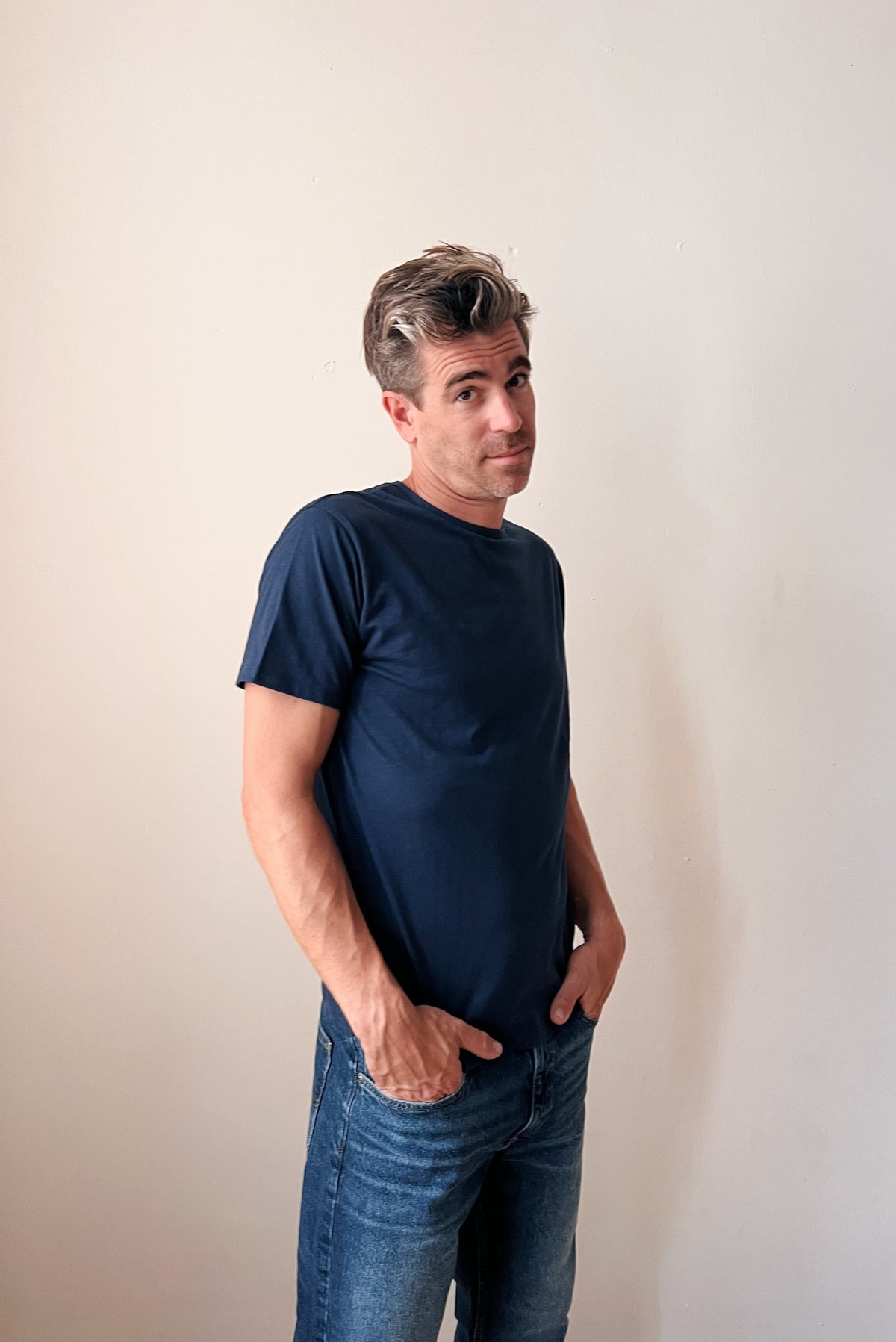 T-Shirt Tim - Indigo Flamé