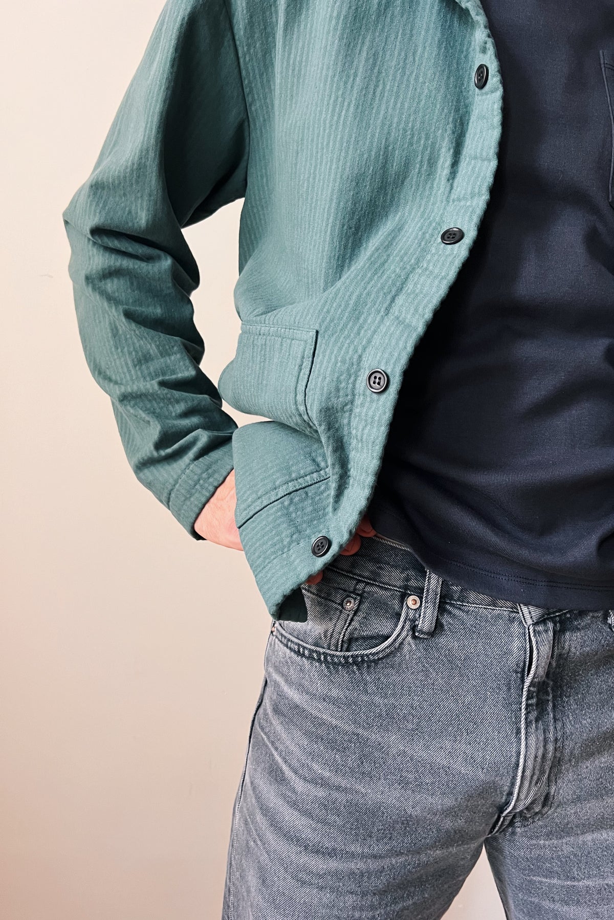 T-Shirt Tim - Charcoal Rib