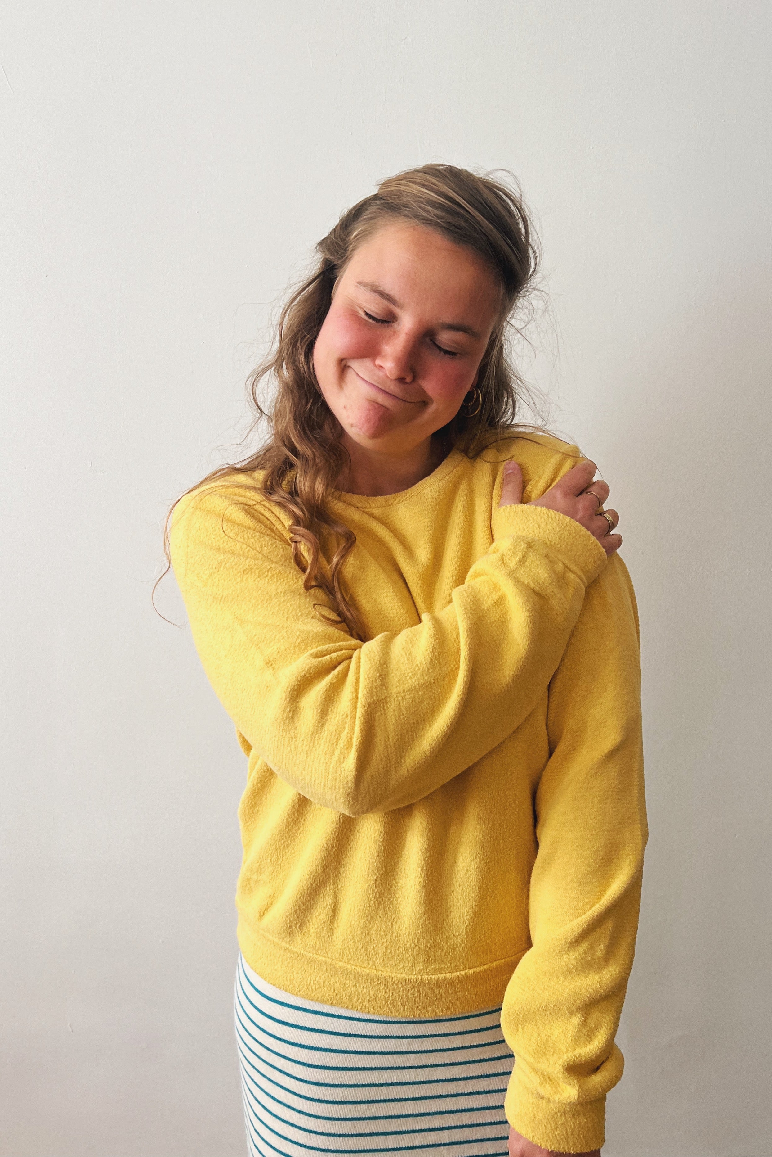 Knitted Jumper Mia - Sunflower