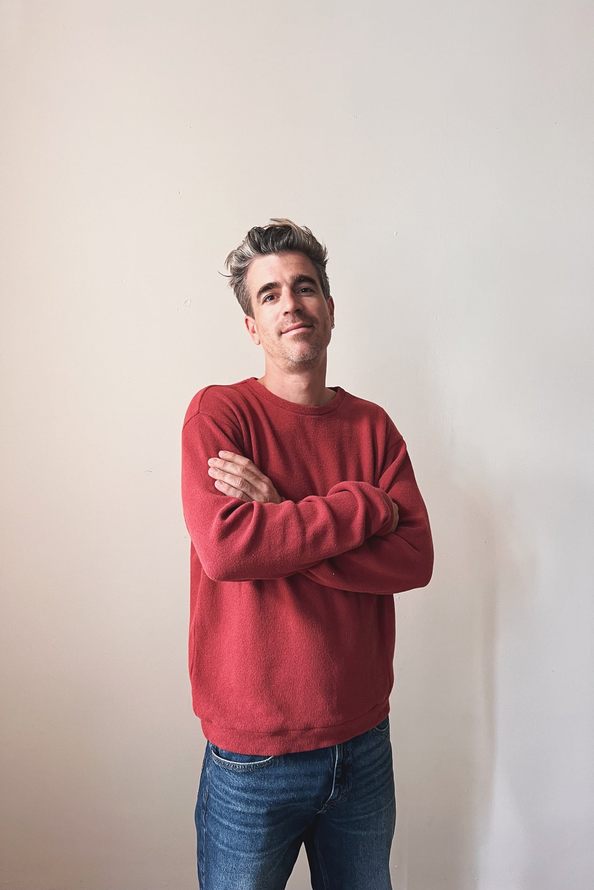 Knitted Sweater Jonas - Brick Red