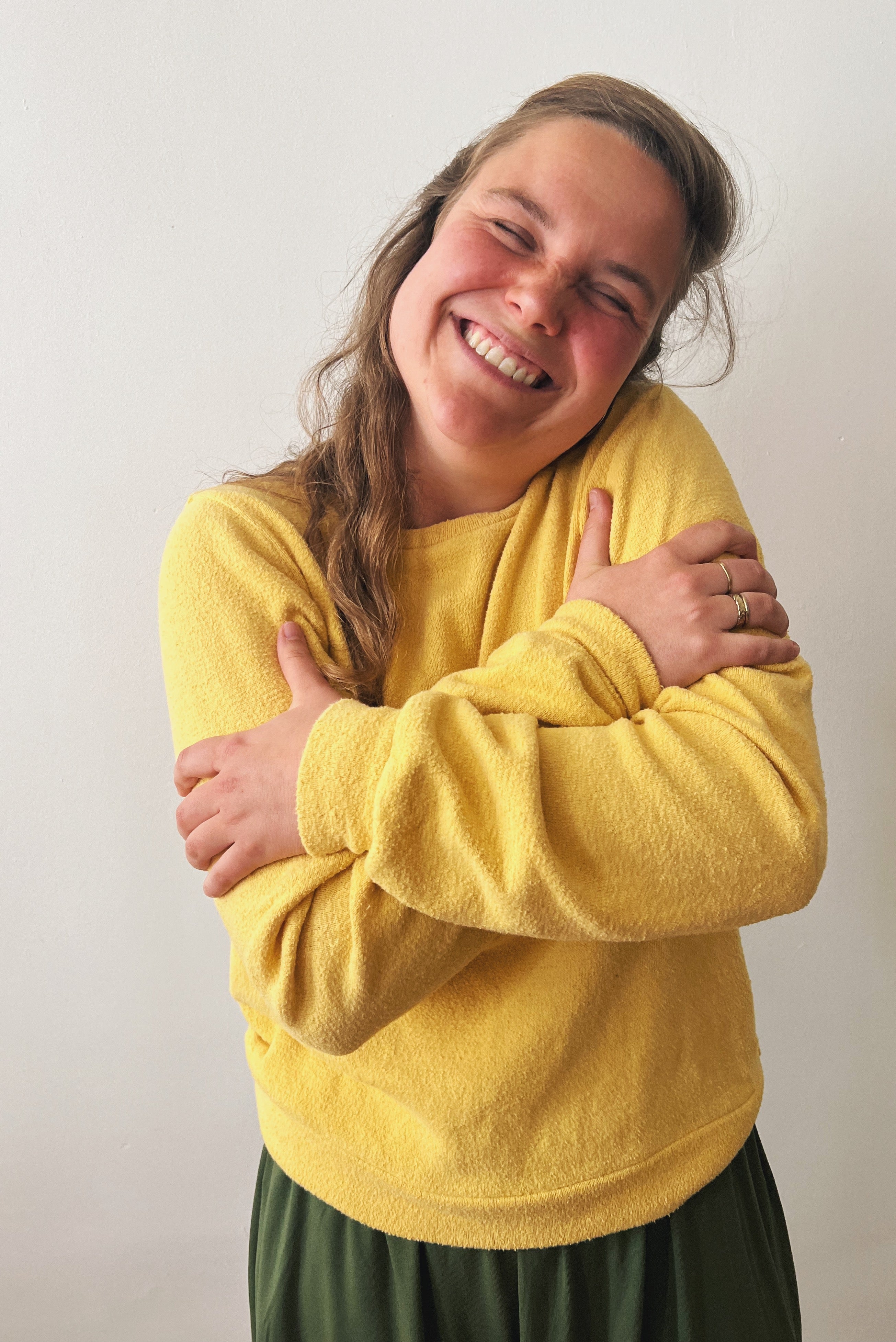 Knitted Jumper Mia - Sunflower