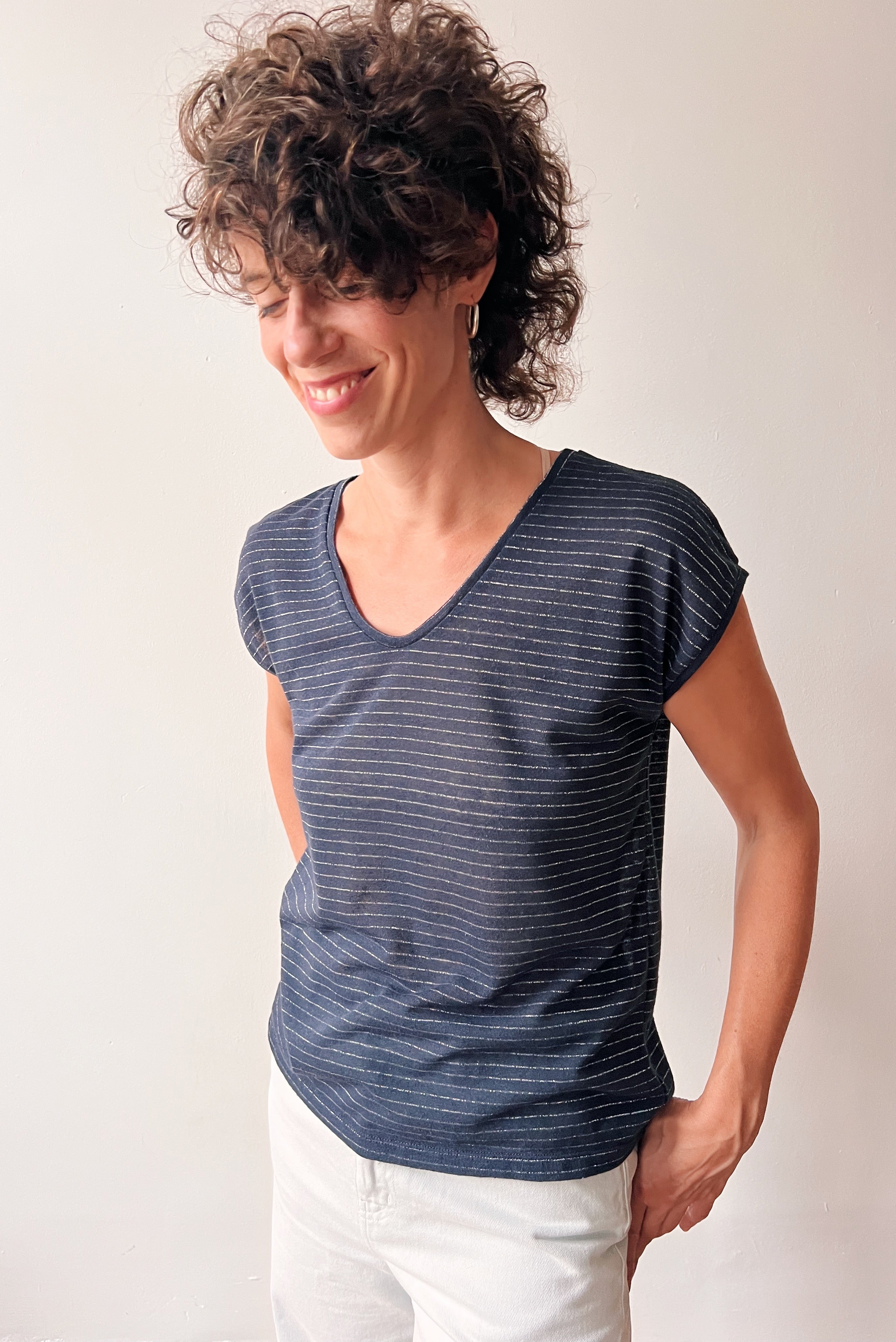 T-Shirt Esmé - Indigo Silver