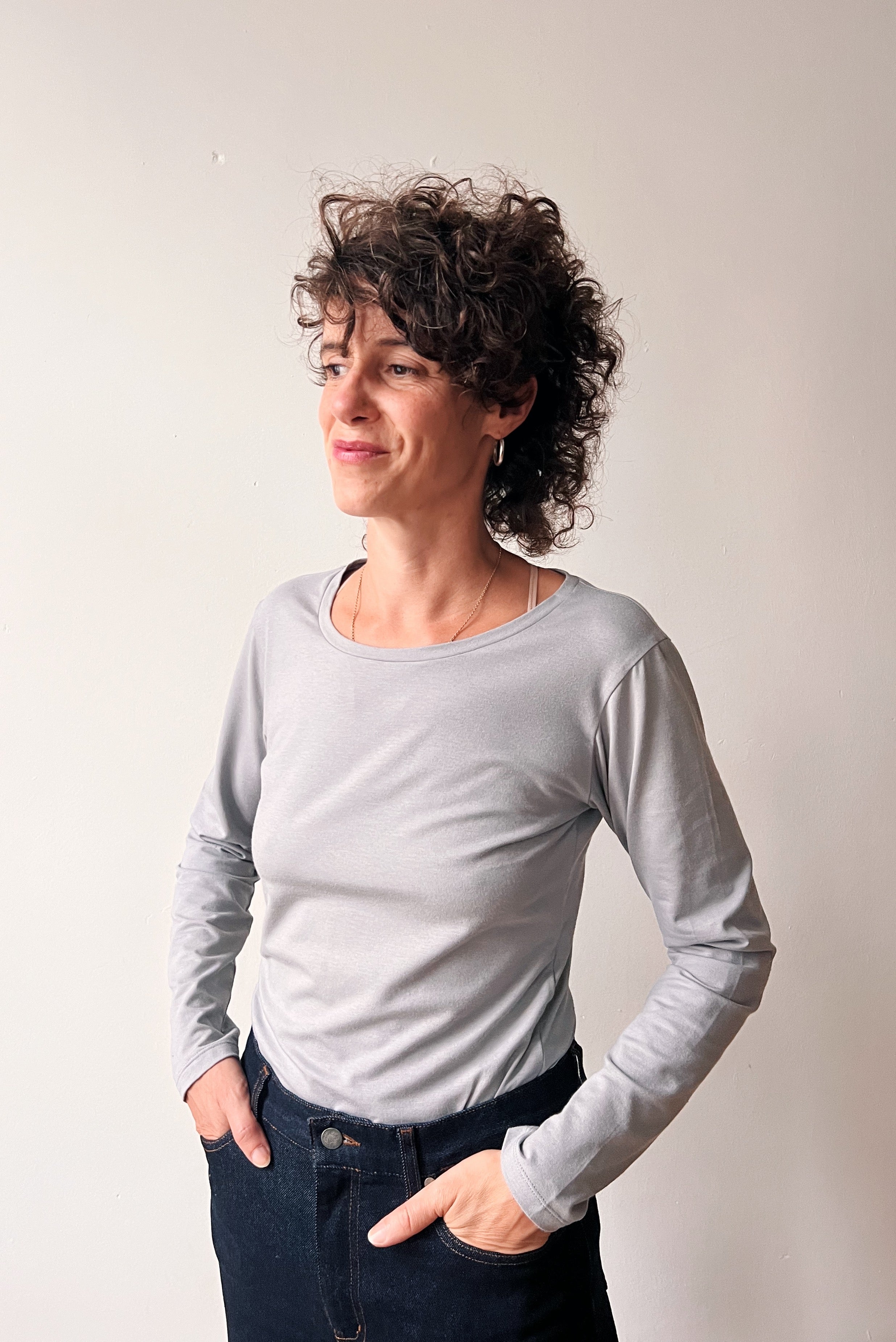 Longsleeve Iris - Cool Gray