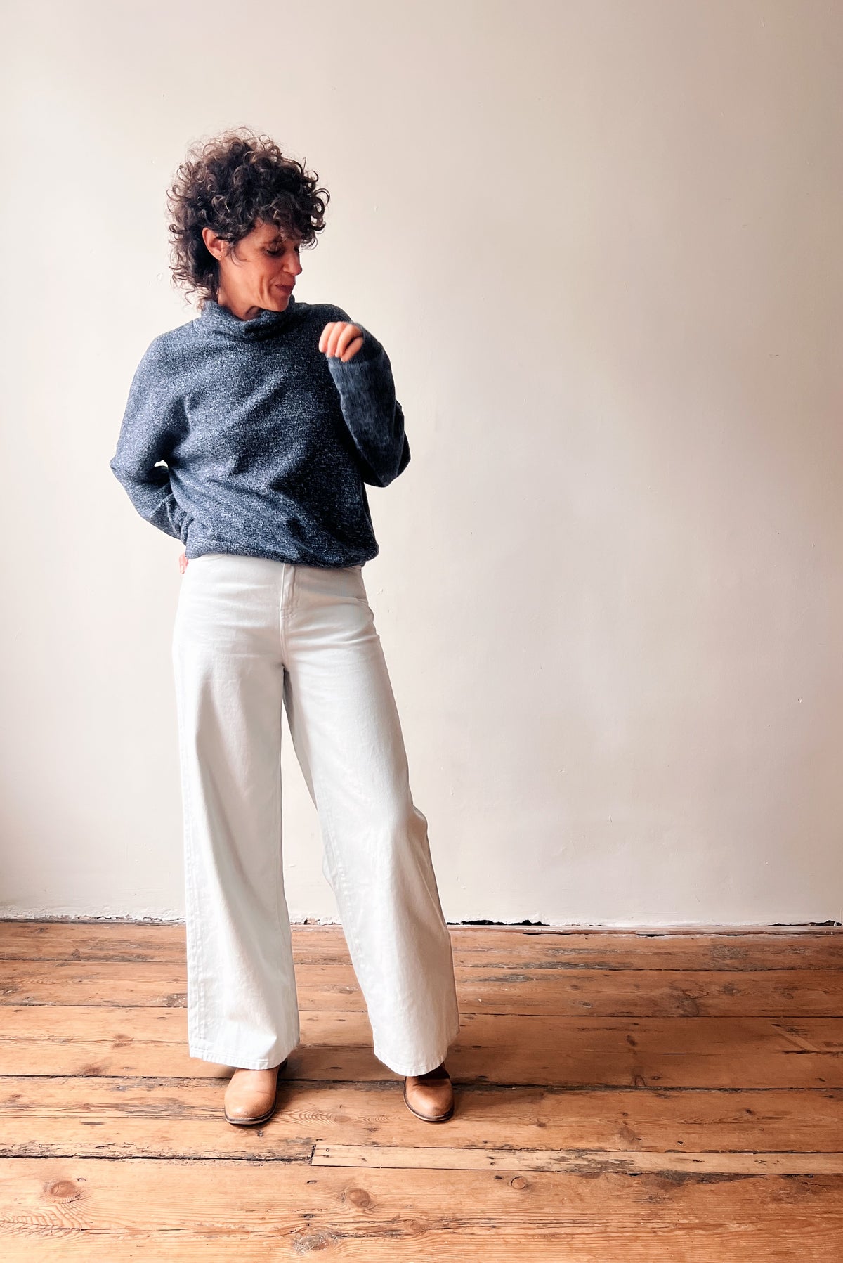 Wide Jeans Robin - Water Blue