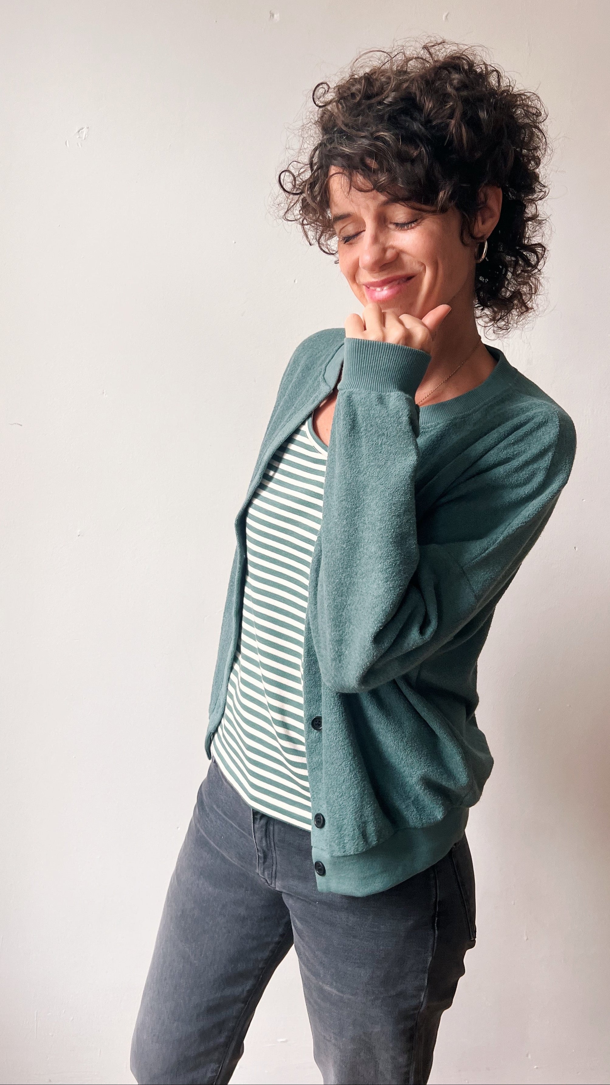 Cardigan Maxime - Sage Terry