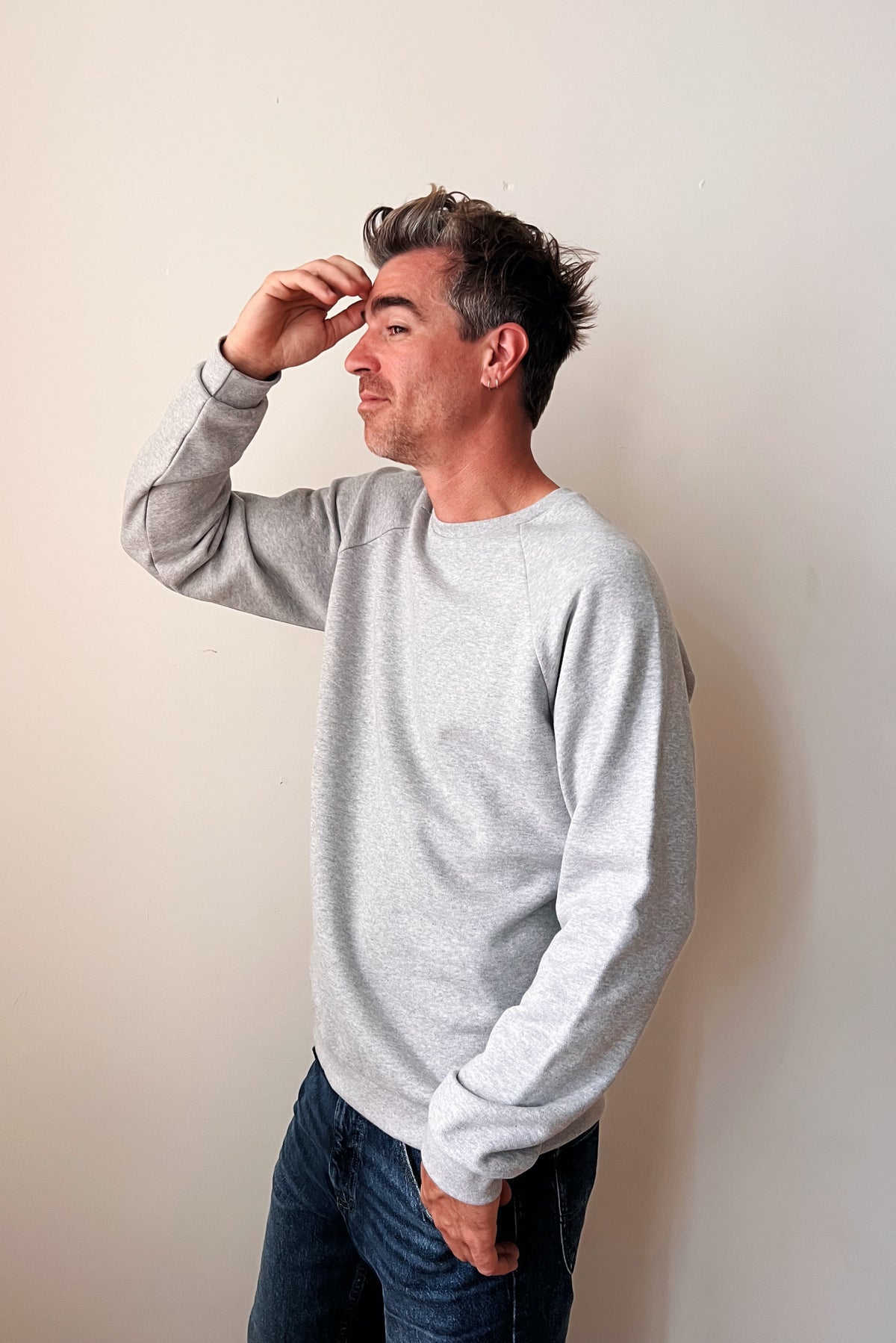 Sweater Jo - Grey Melange