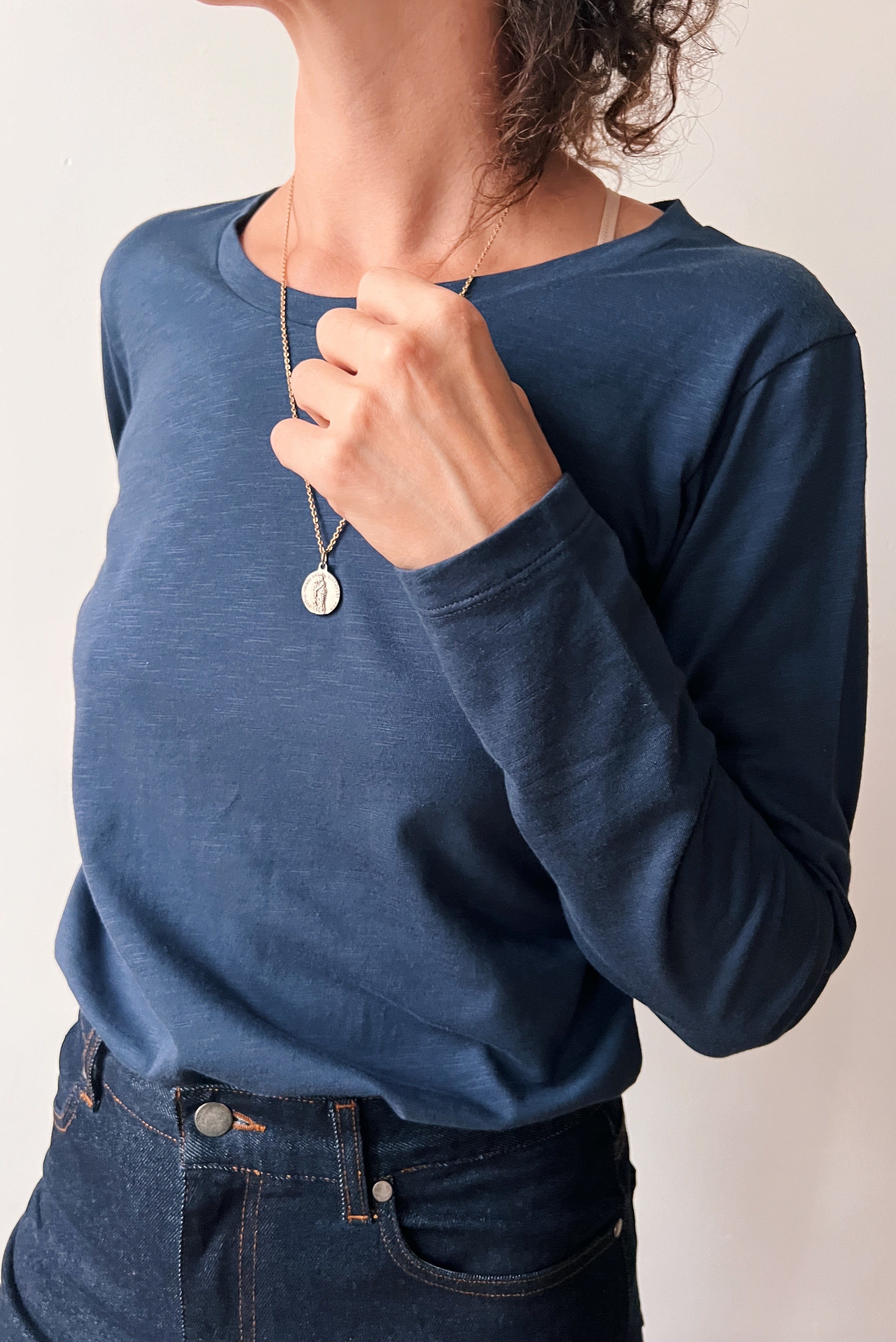 Longsleeve Jula - Indigo Flamé