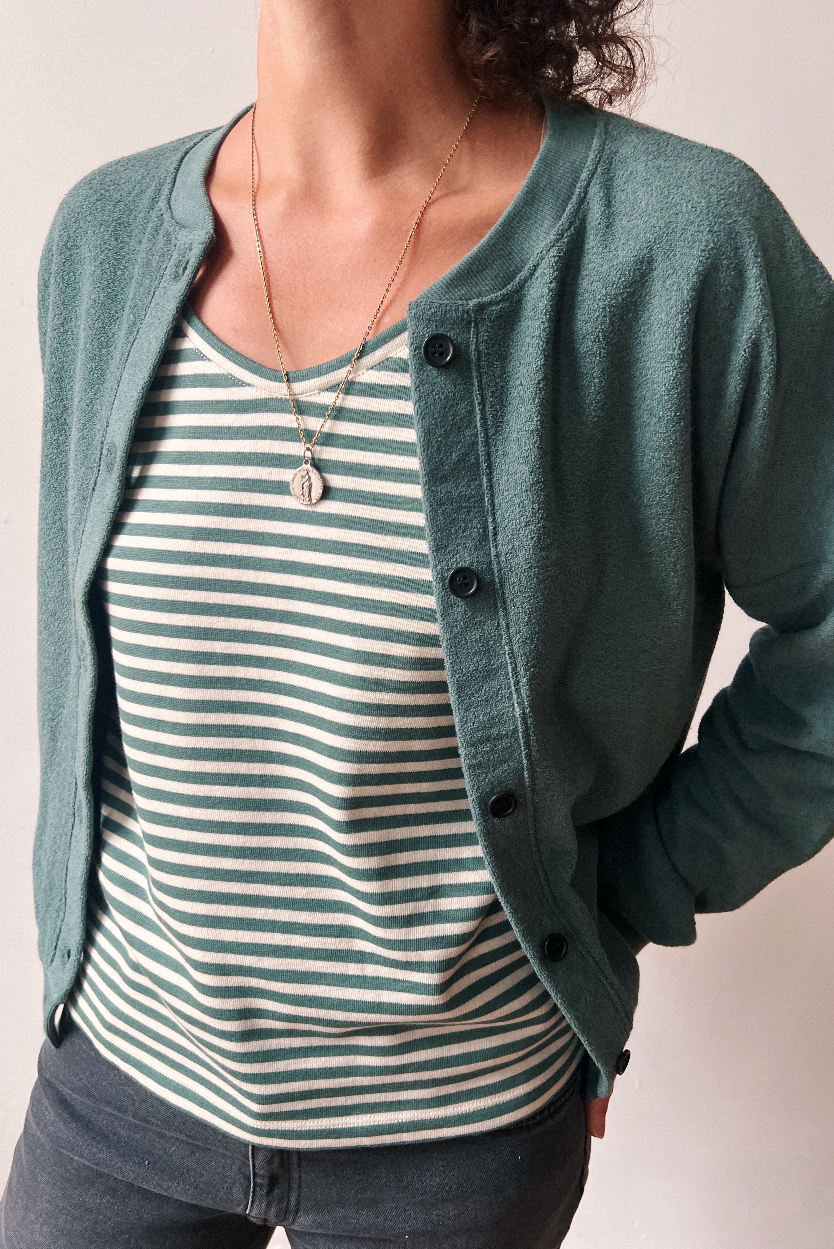 Cardigan Maxime - Sage Terry