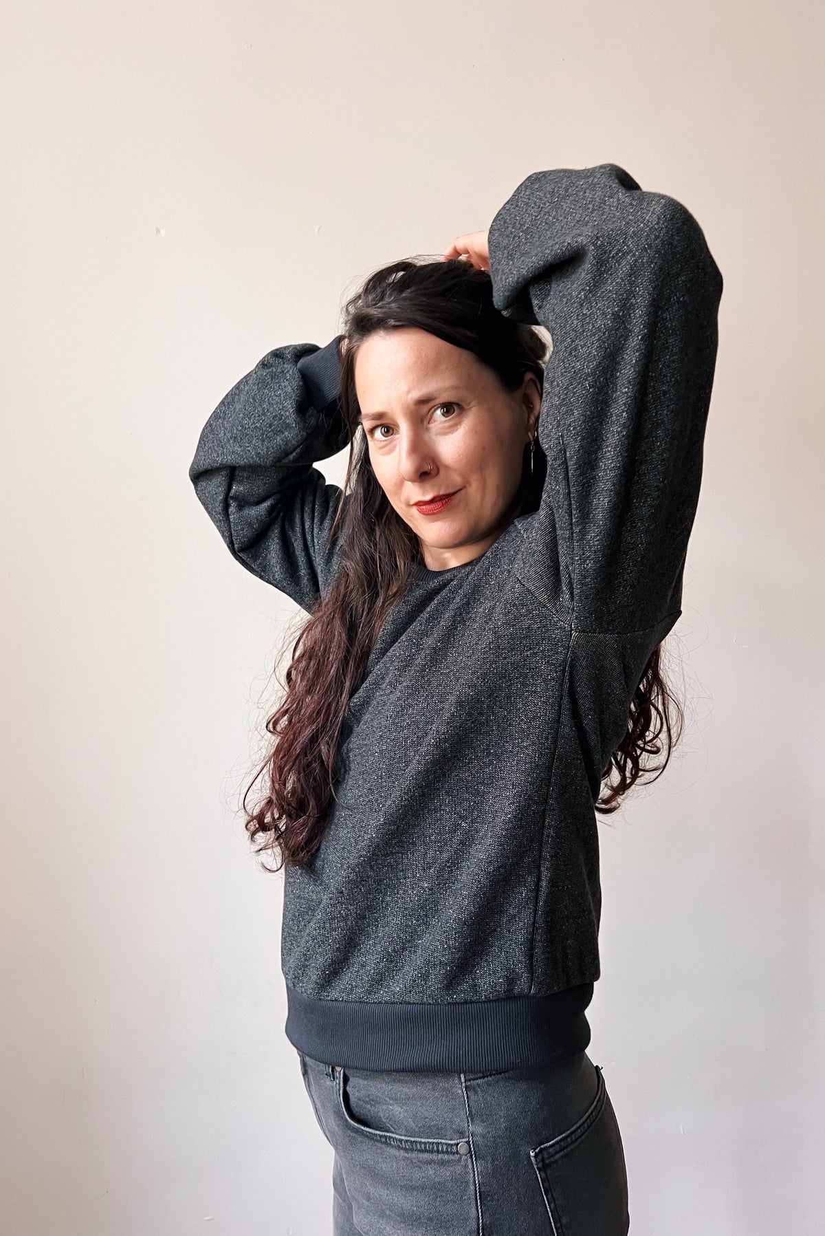 Sweater Edna - Dark Grey Melange