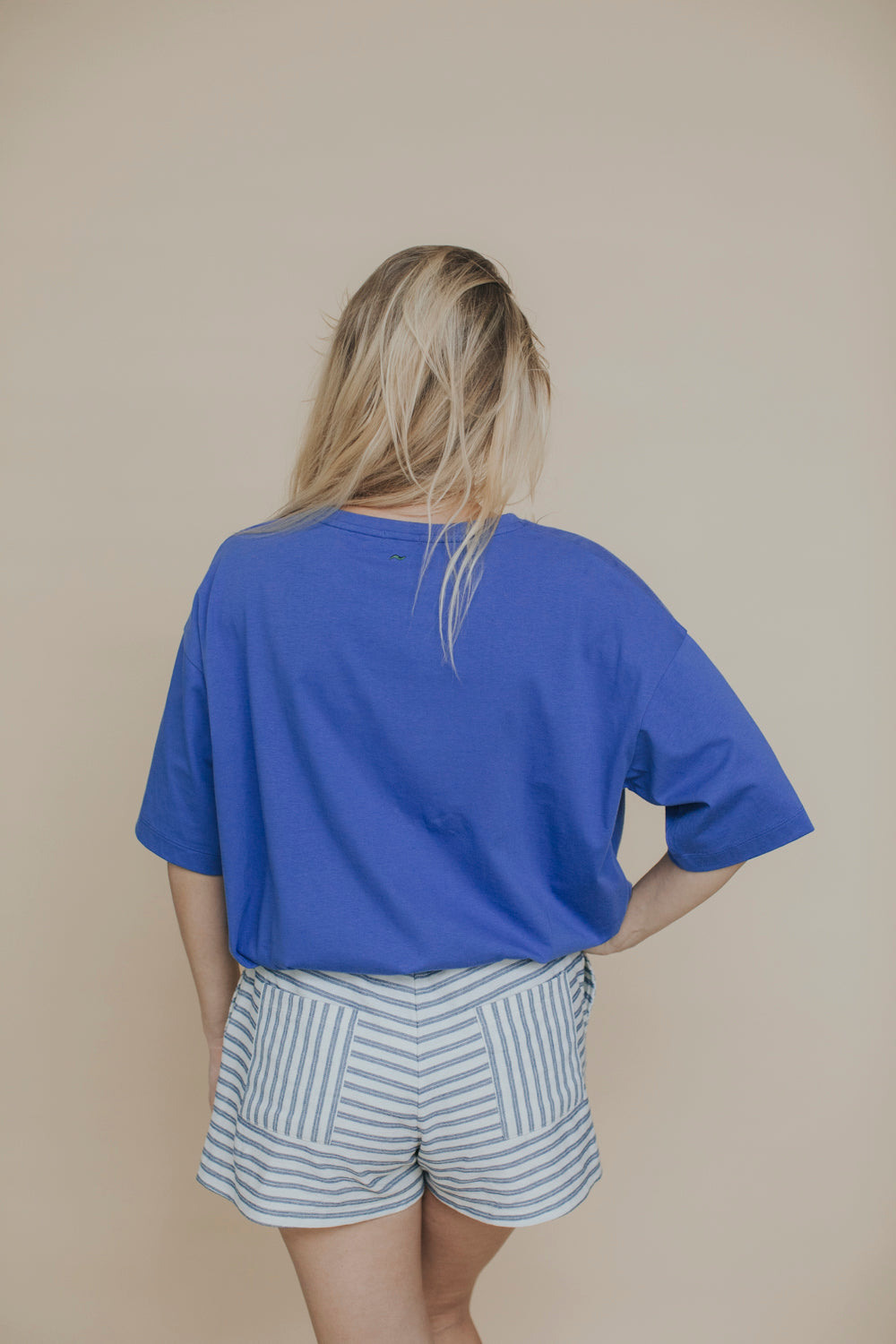 the dão store - Boyfriend T-Shirt Millie - Soft Cobalt - T-shirts | Tops
