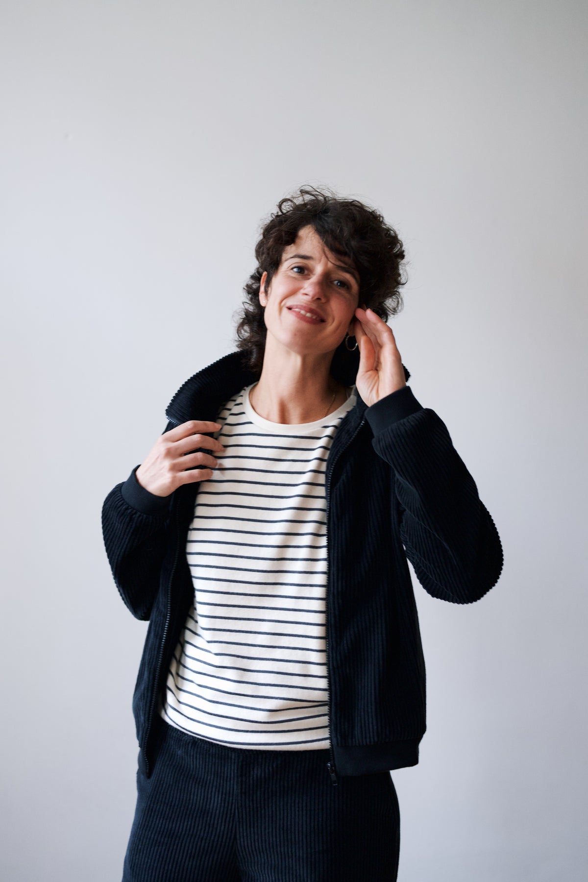 Jacket Reza - Corduroy - Charcoal