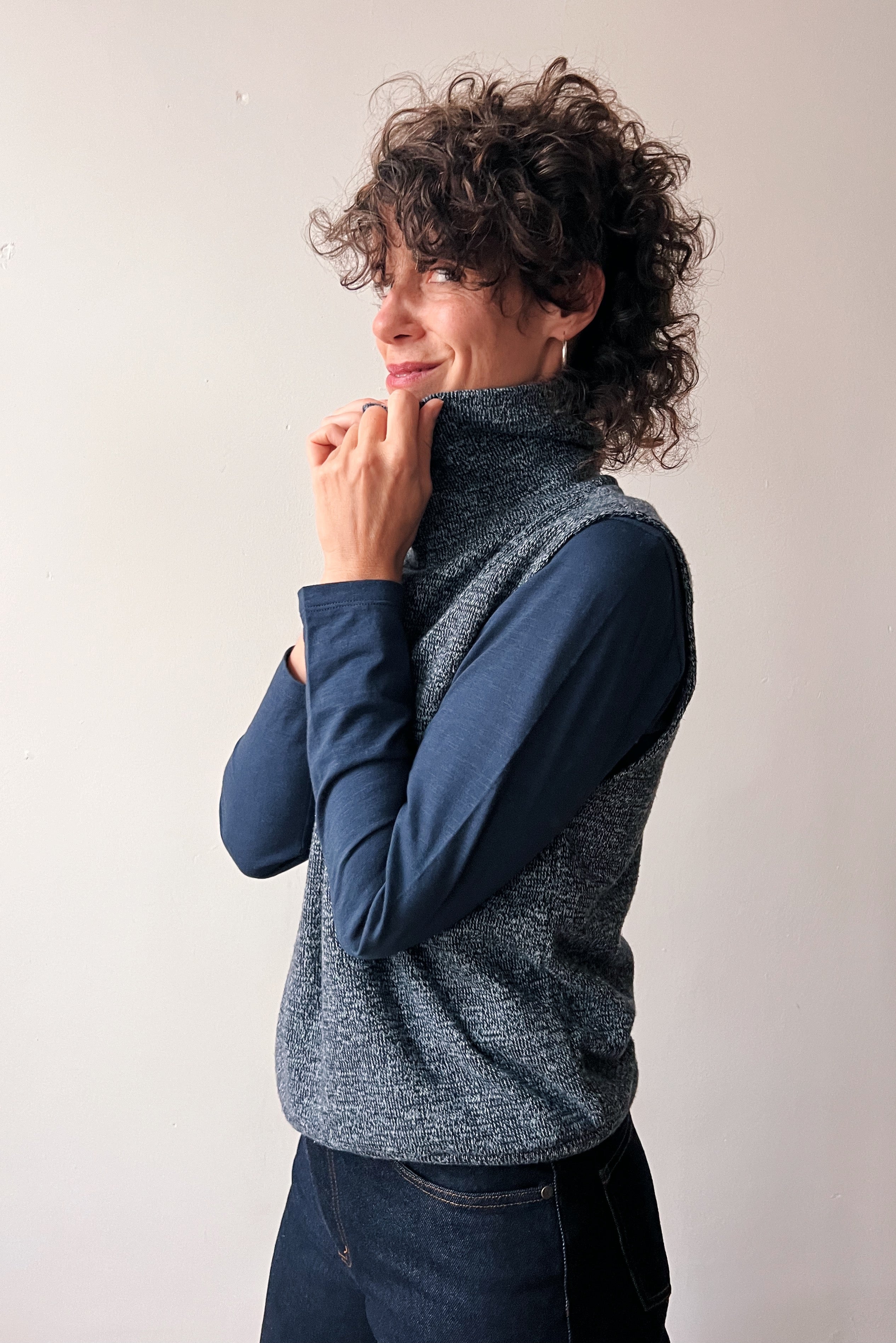 Longsleeve Jula - Indigo Flamé