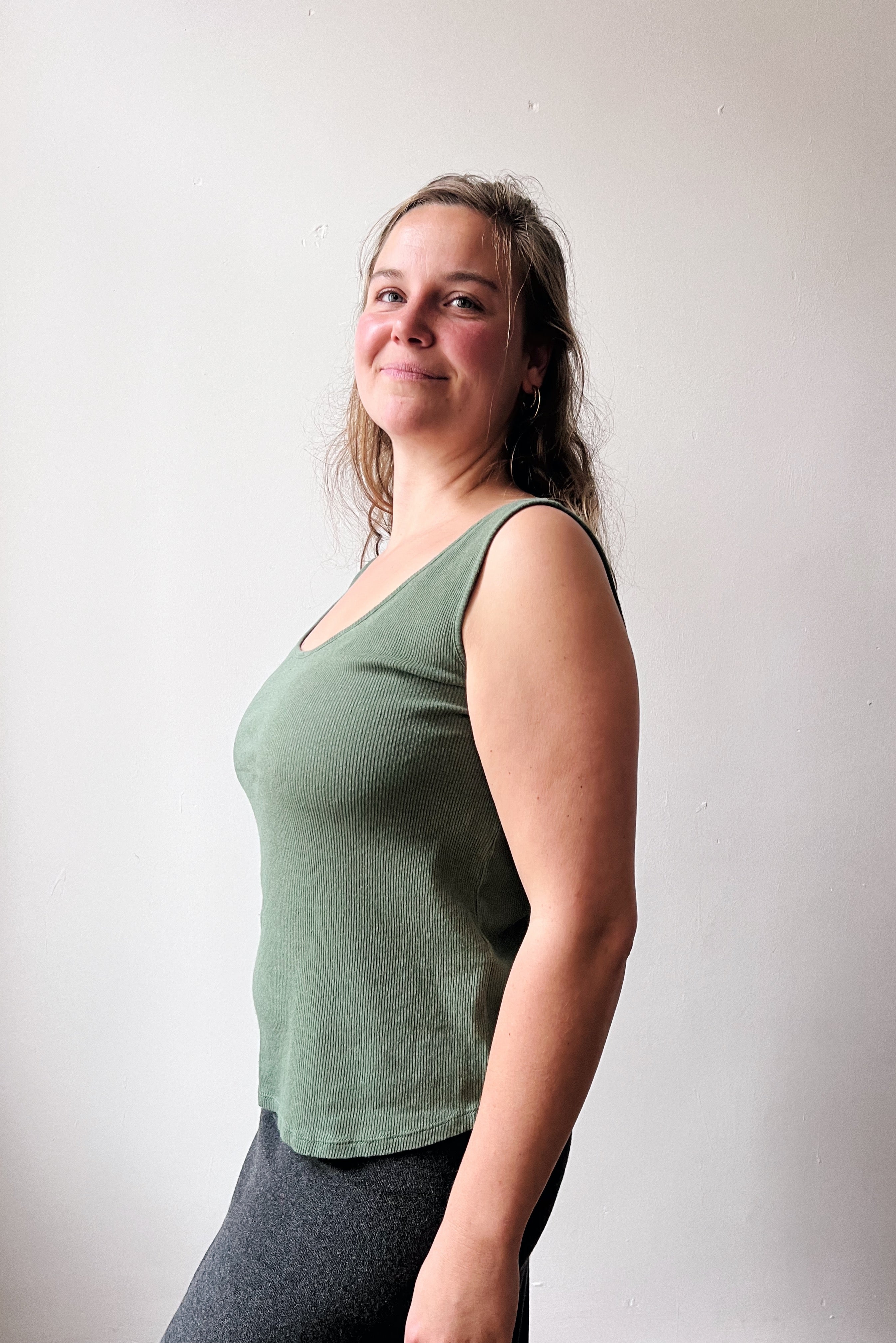 Top Zoë - Basil Rib