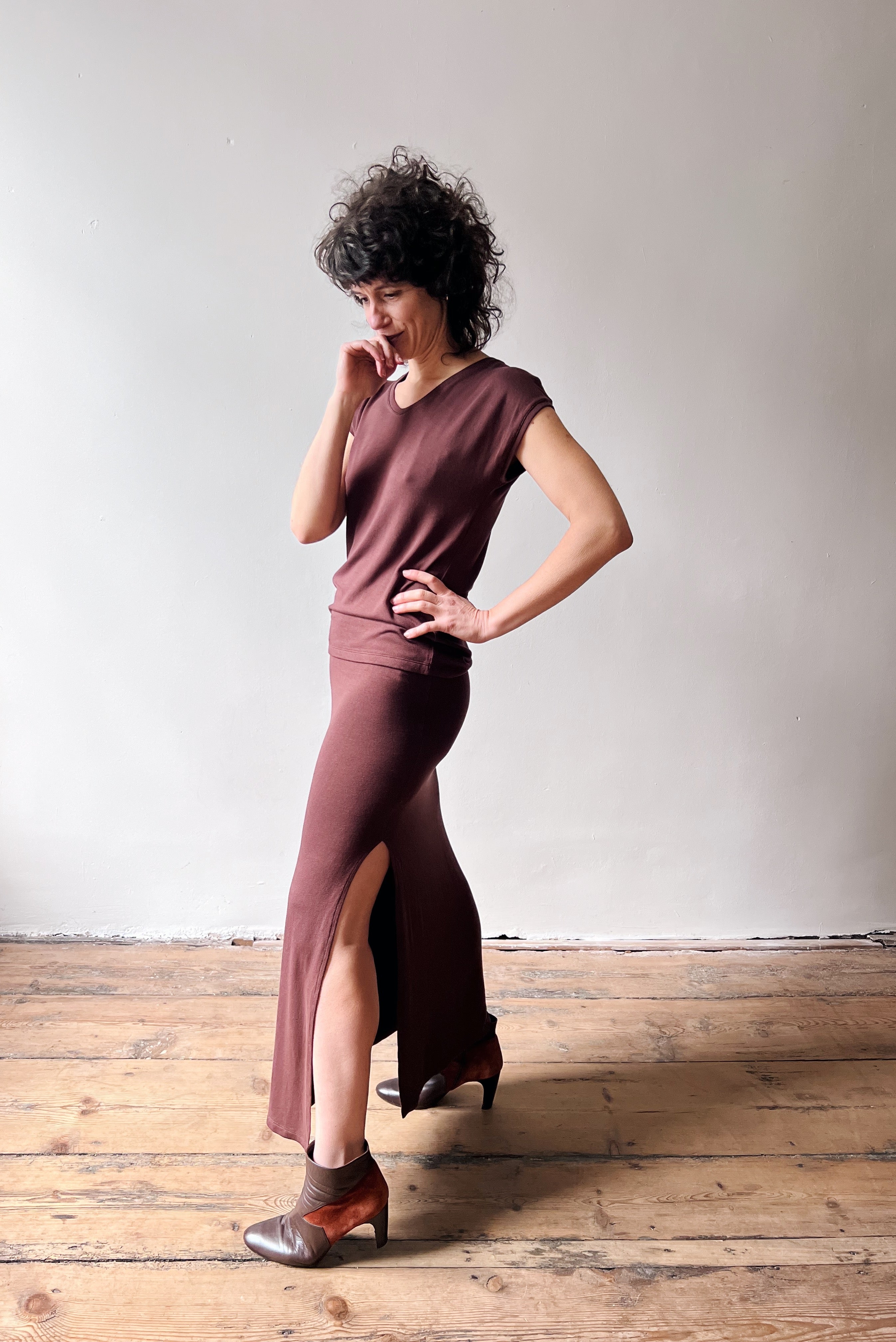 T-Shirt Esmé - Aubergine