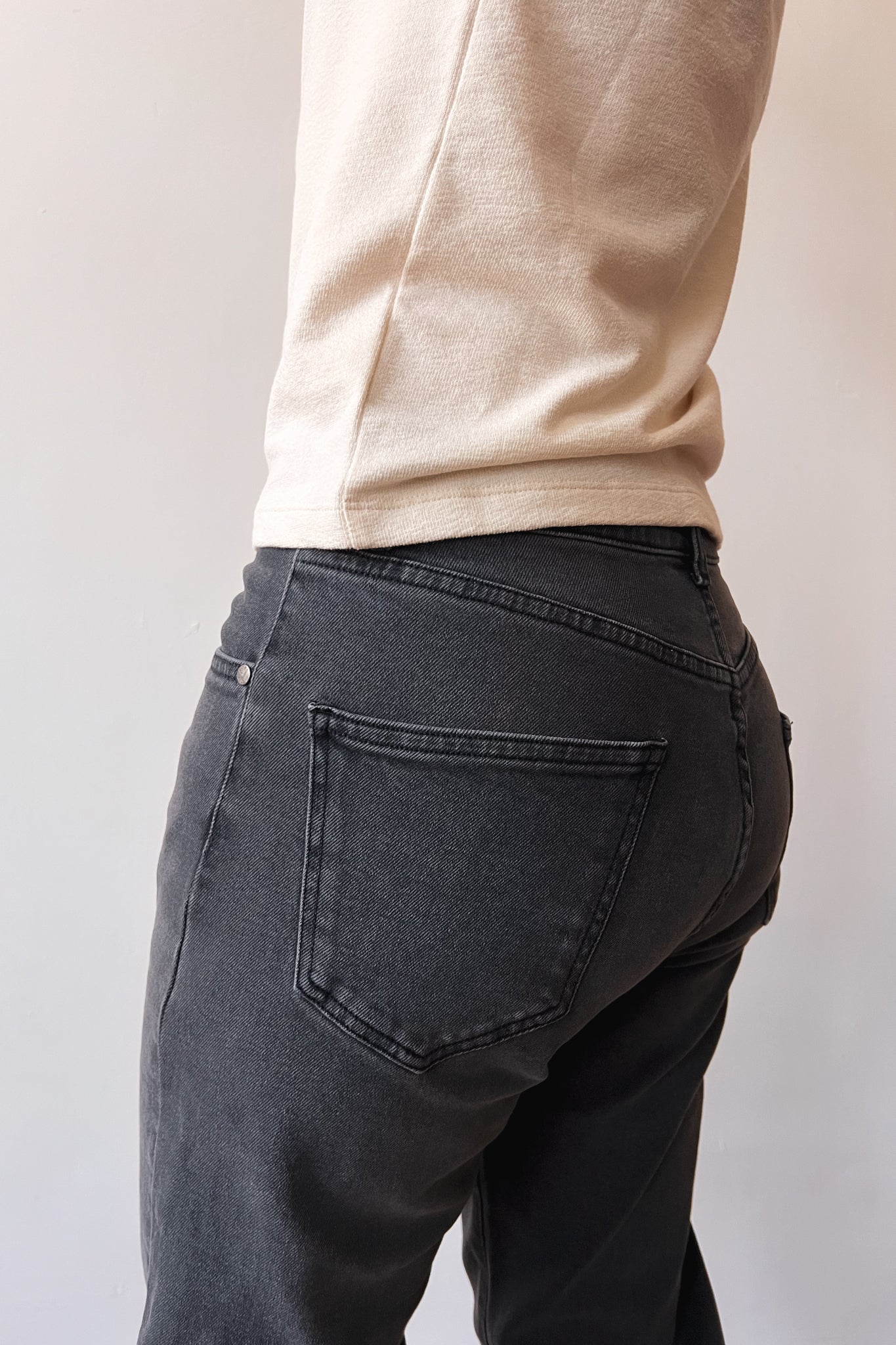 Boyfriend Jeans Berley - Washed Black