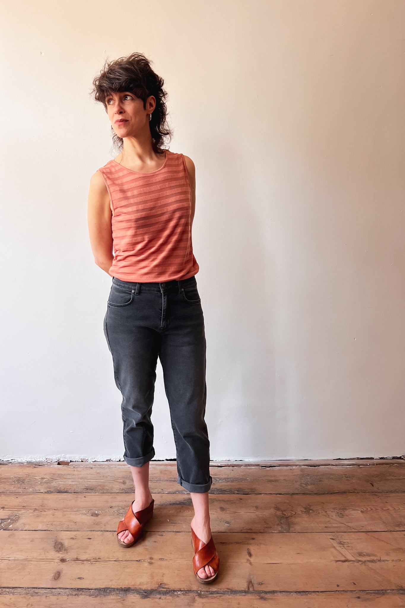 Top Lana - Dahlia Stripes
