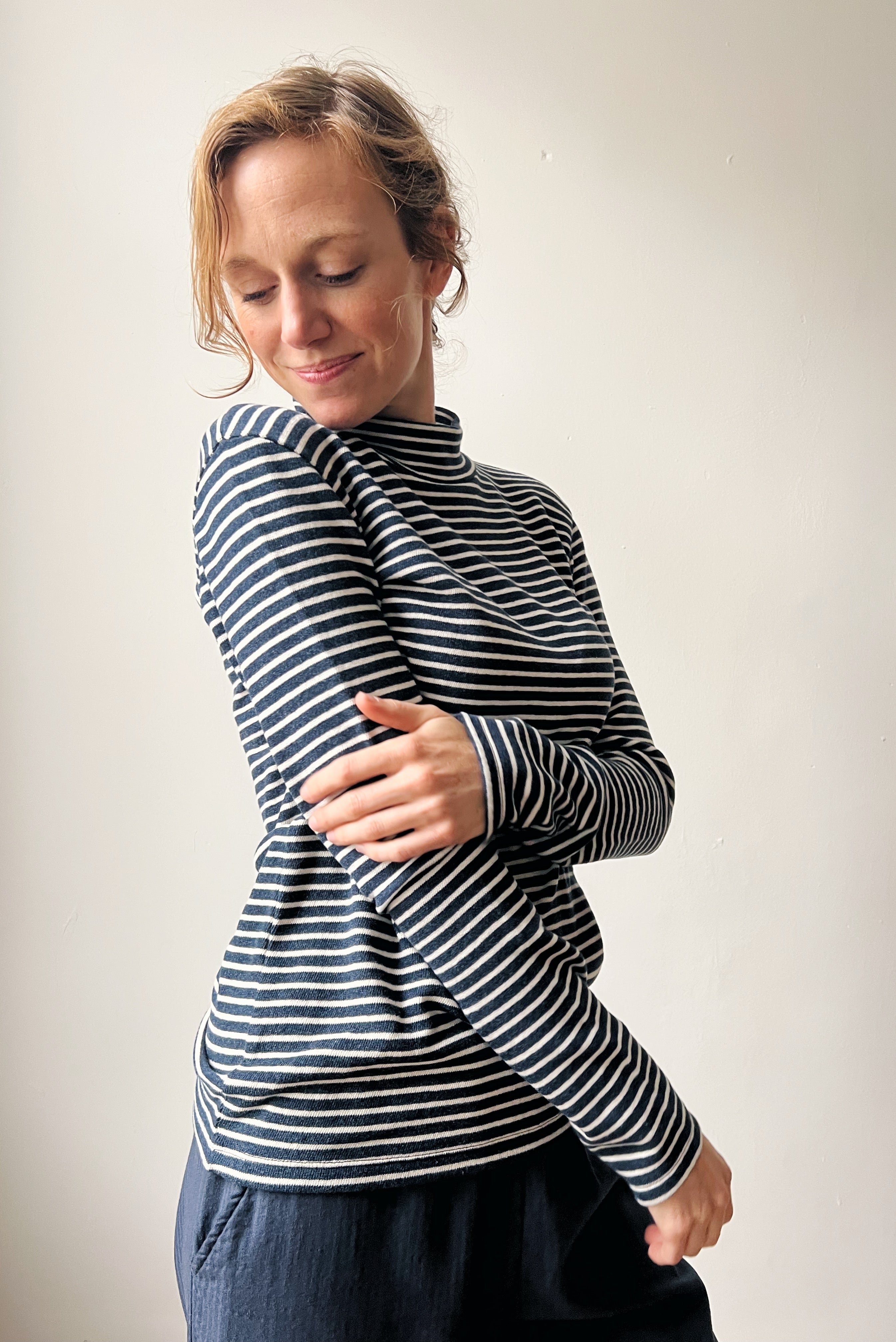 Turtleneck - Sailor Blue Stripes