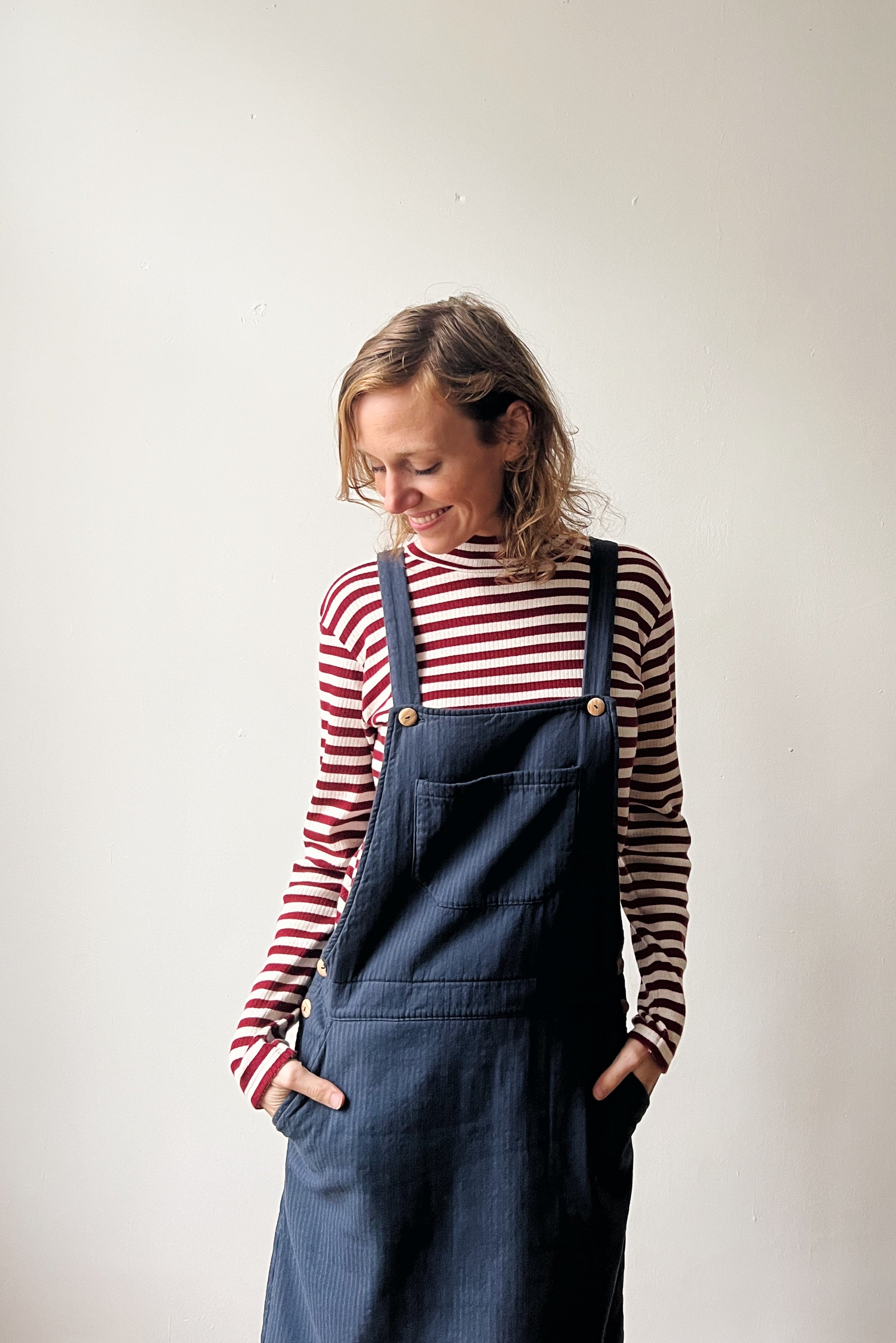 Turtleneck - Pomegranate Stripes Rib