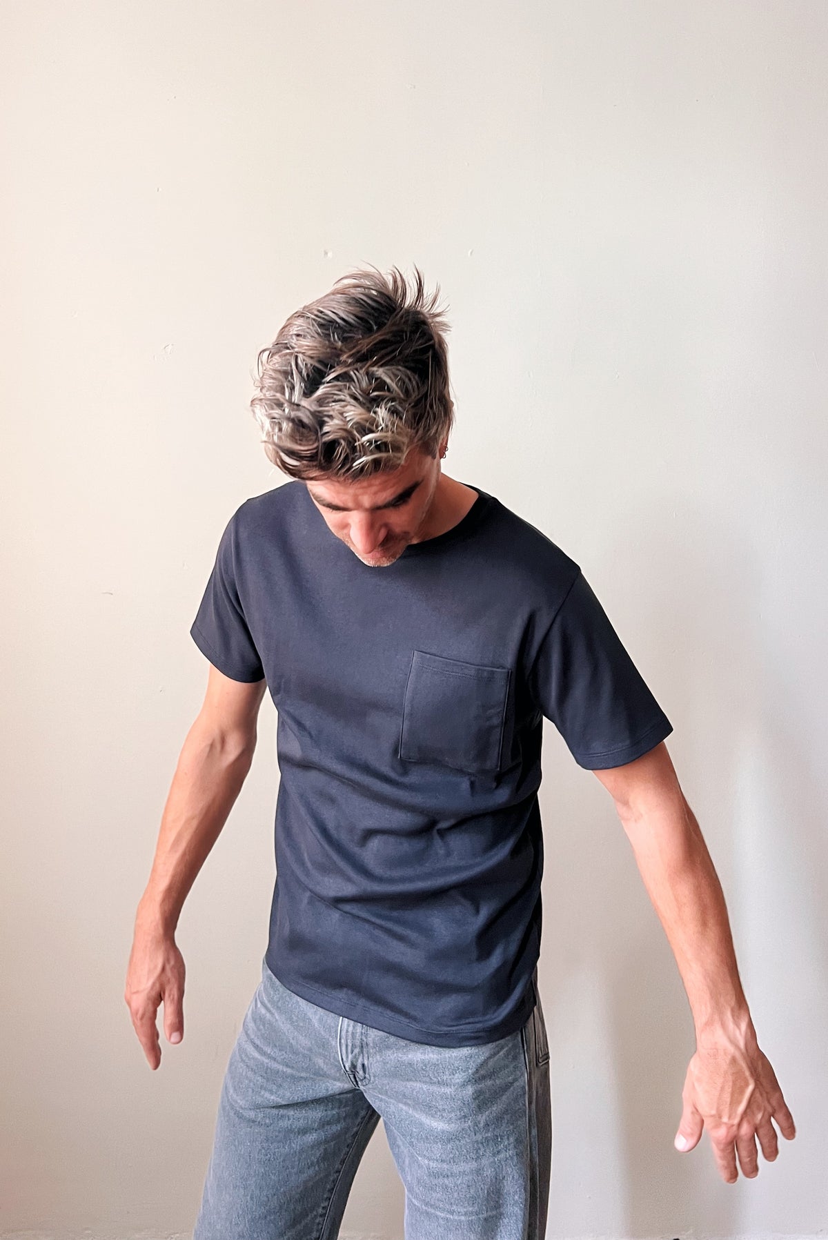 T-Shirt Tim - Charcoal Rib