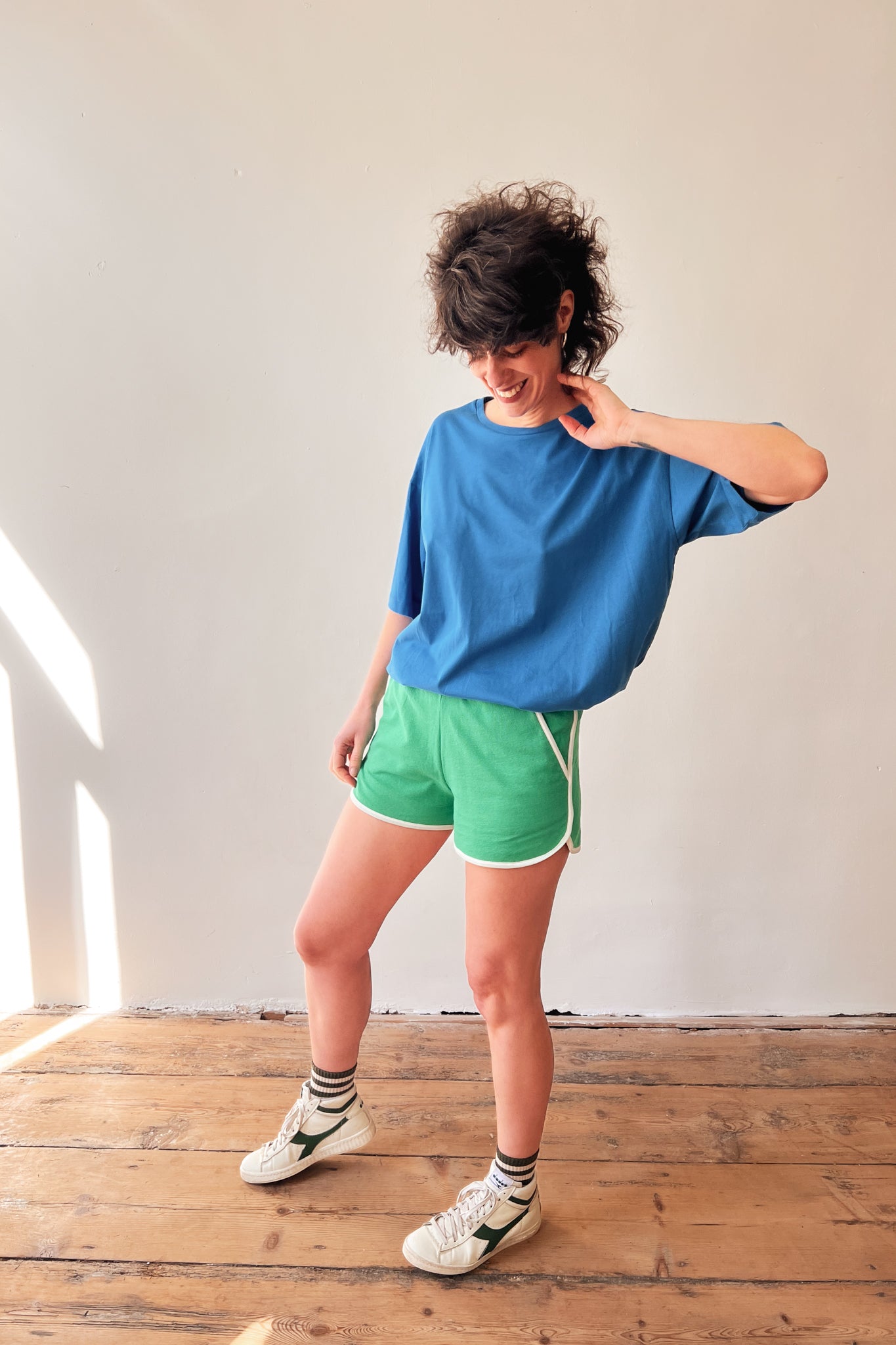 Boyfriend T-Shirt Millie - Bright Blue