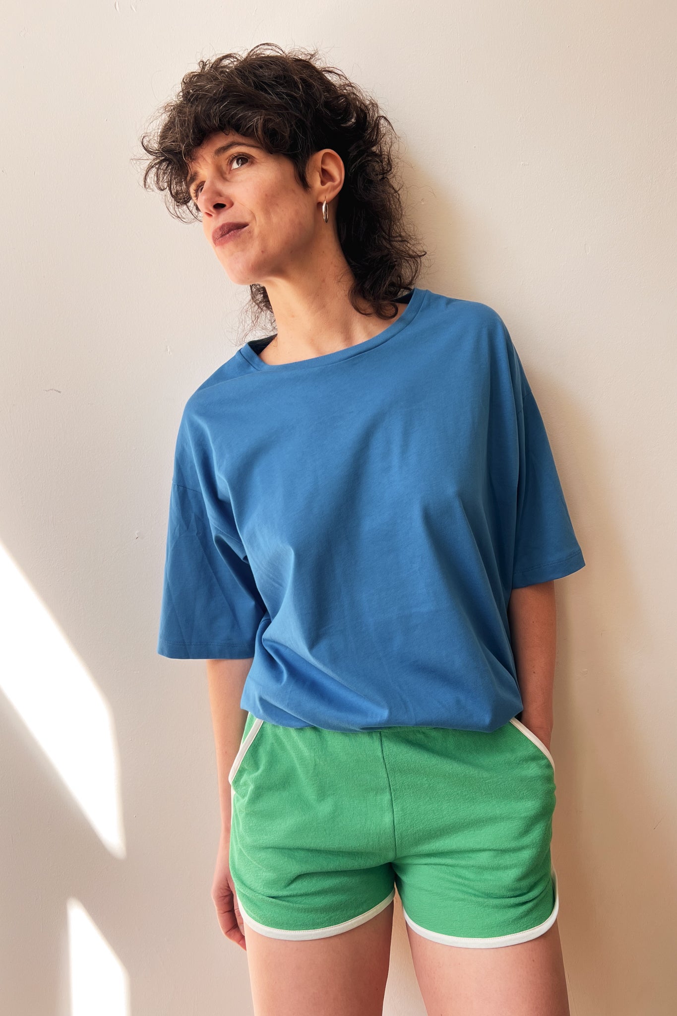 Boyfriend T-Shirt Millie - Bright Blue