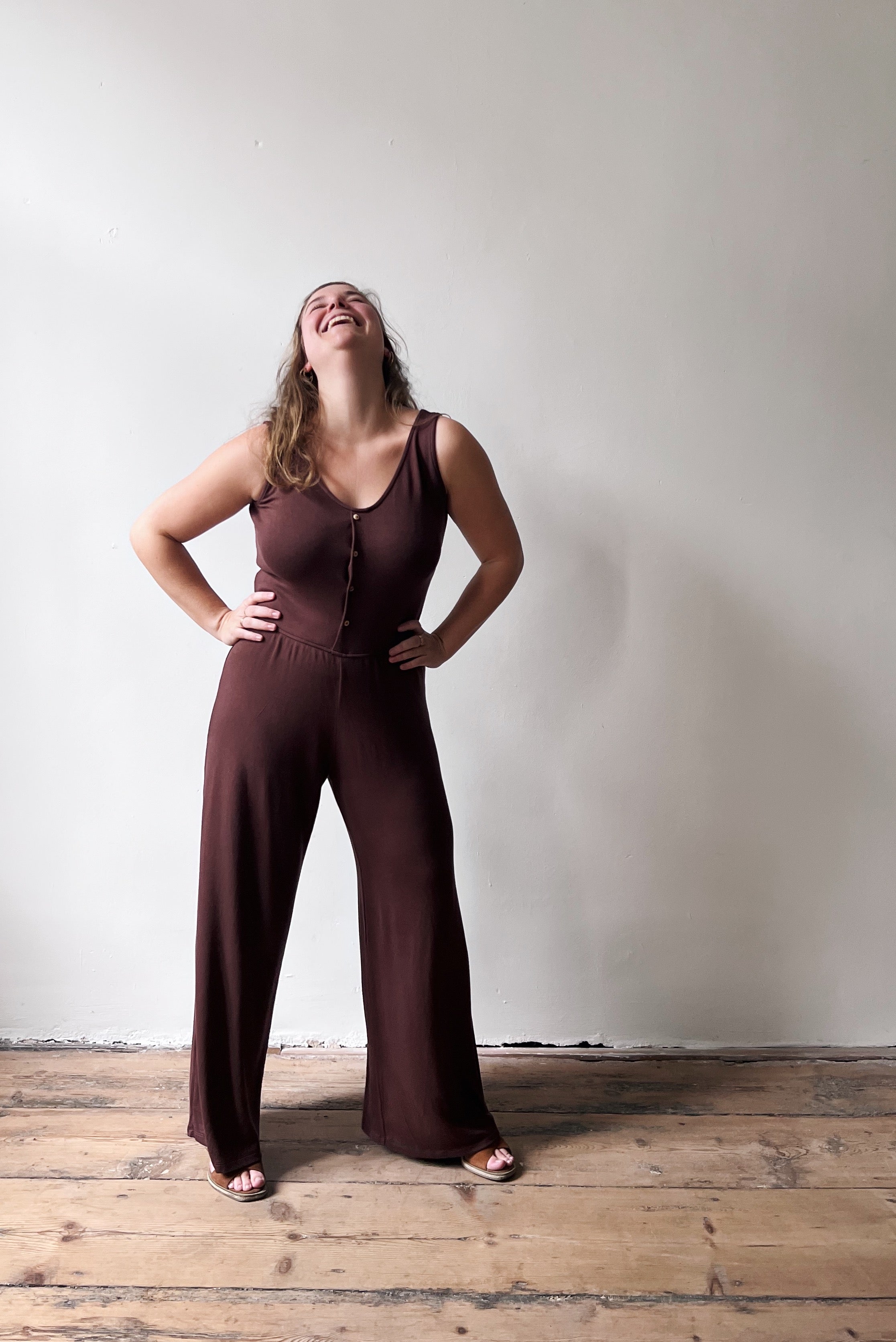 Jumpsuit Sue - Aubergine