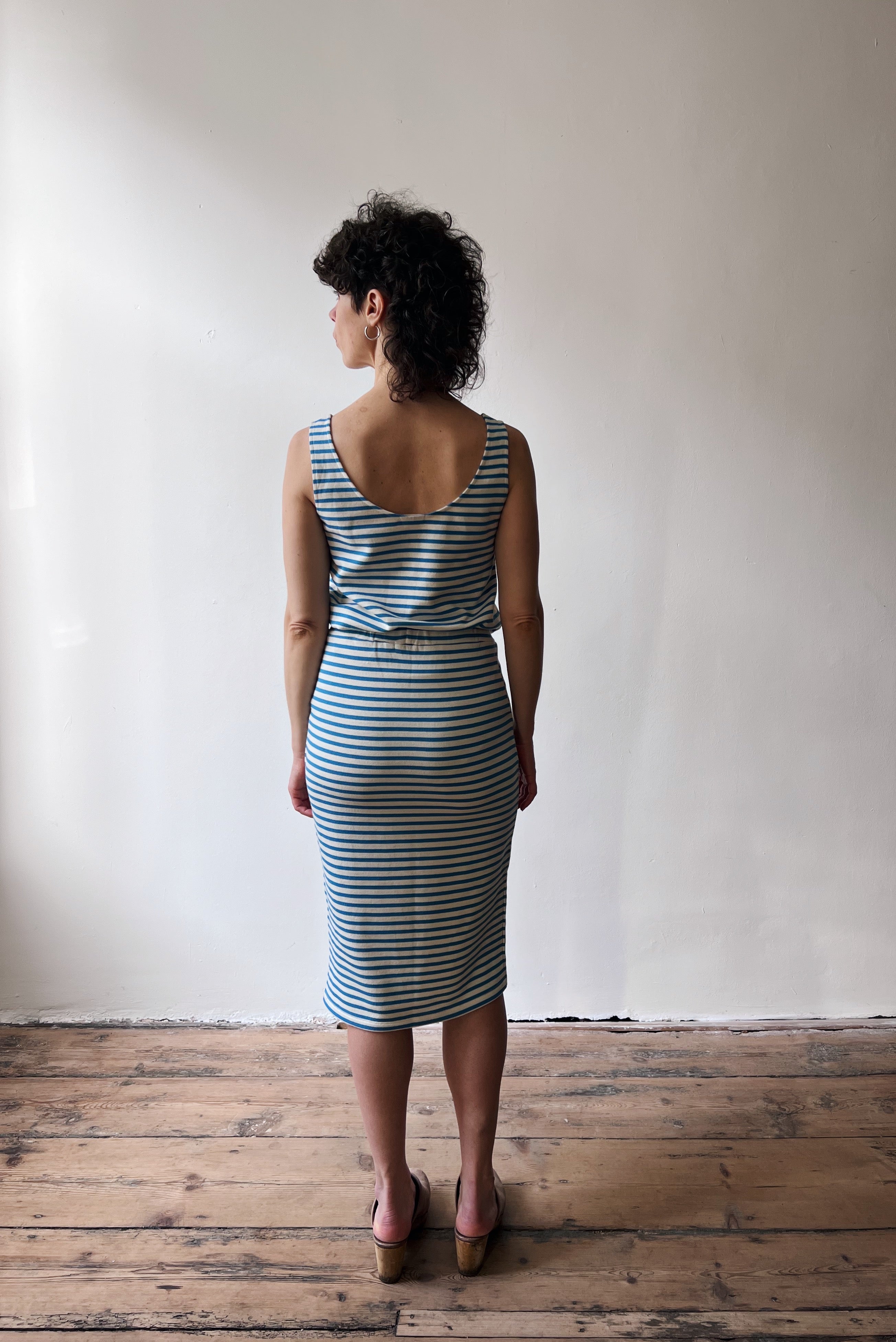 Top Zoë - Bright Blue Stripes