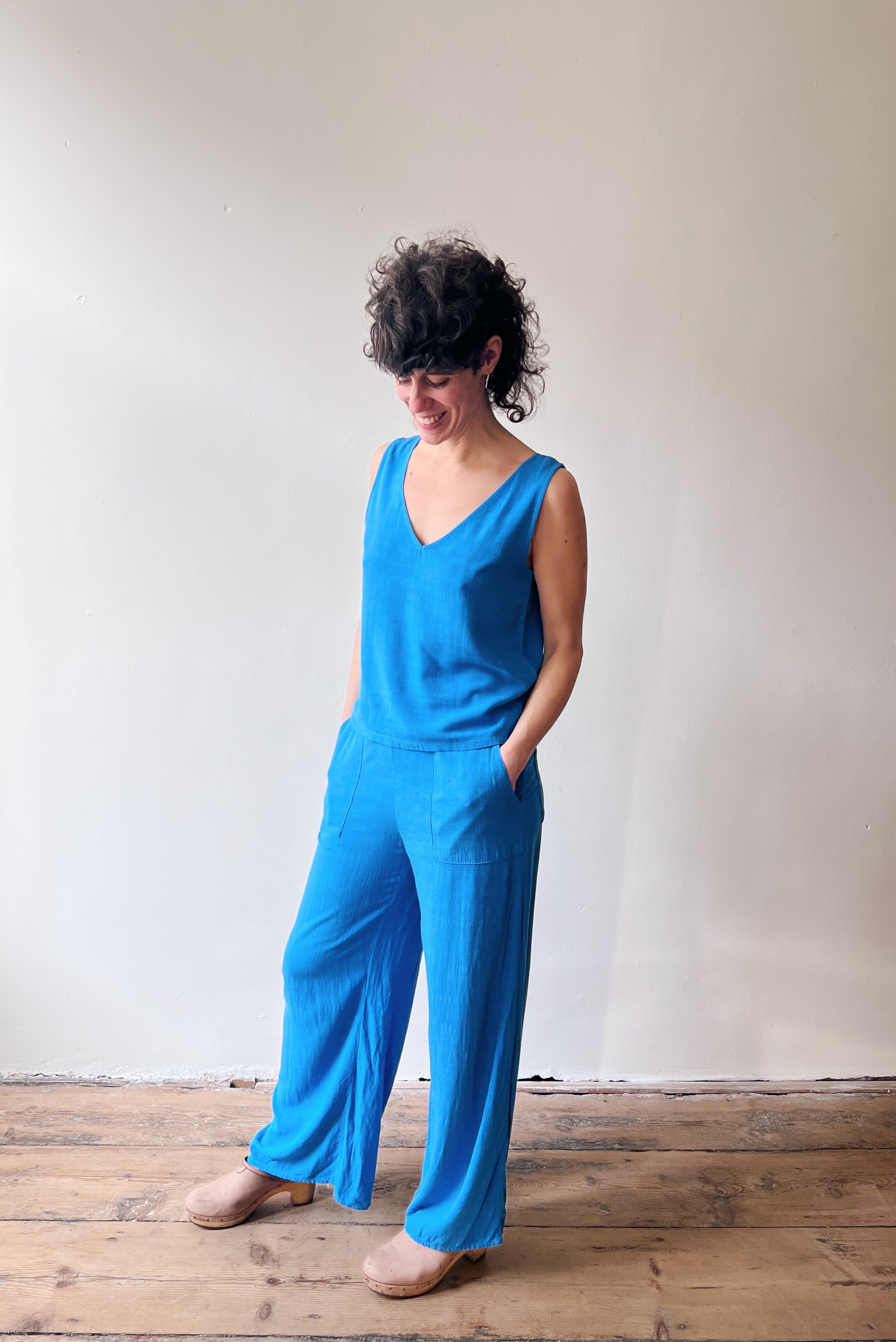 Wide Pants Marta+ - Bright Blue