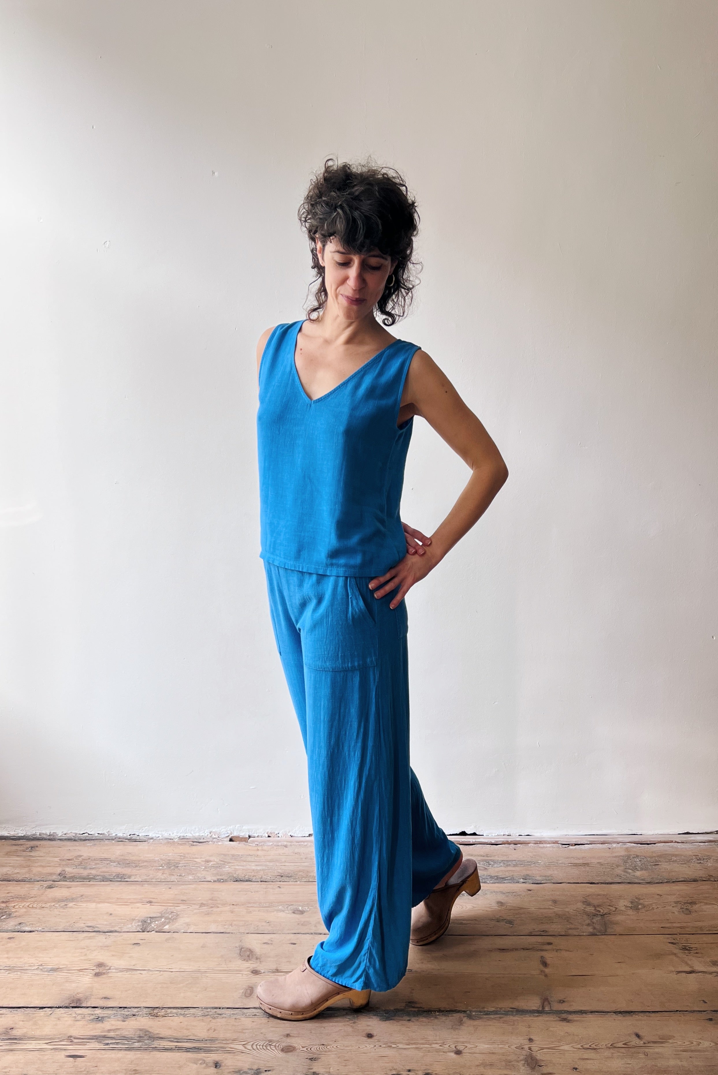 Wide Pants Marta+ - Bright Blue