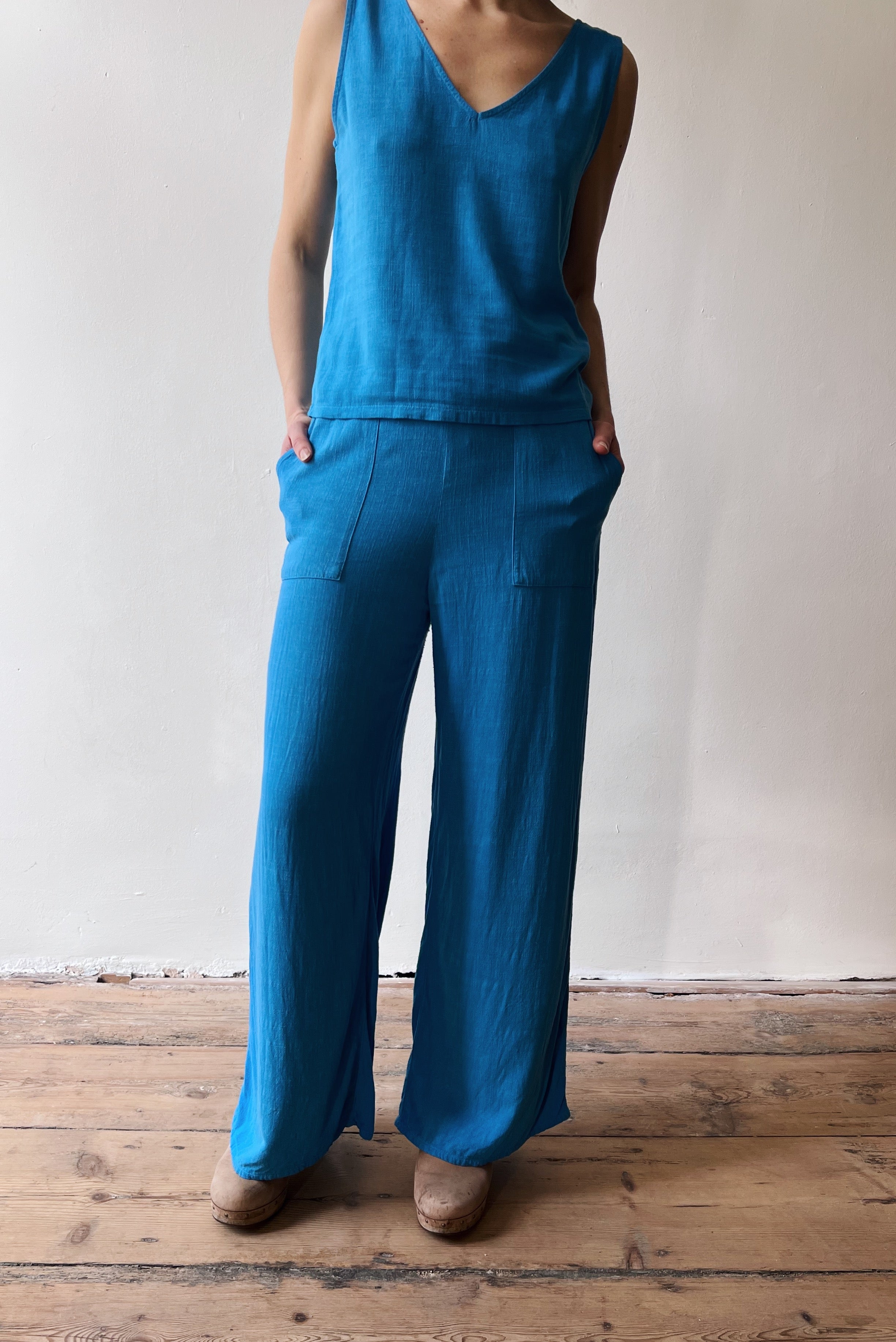Wide Pants Marta+ - Bright Blue