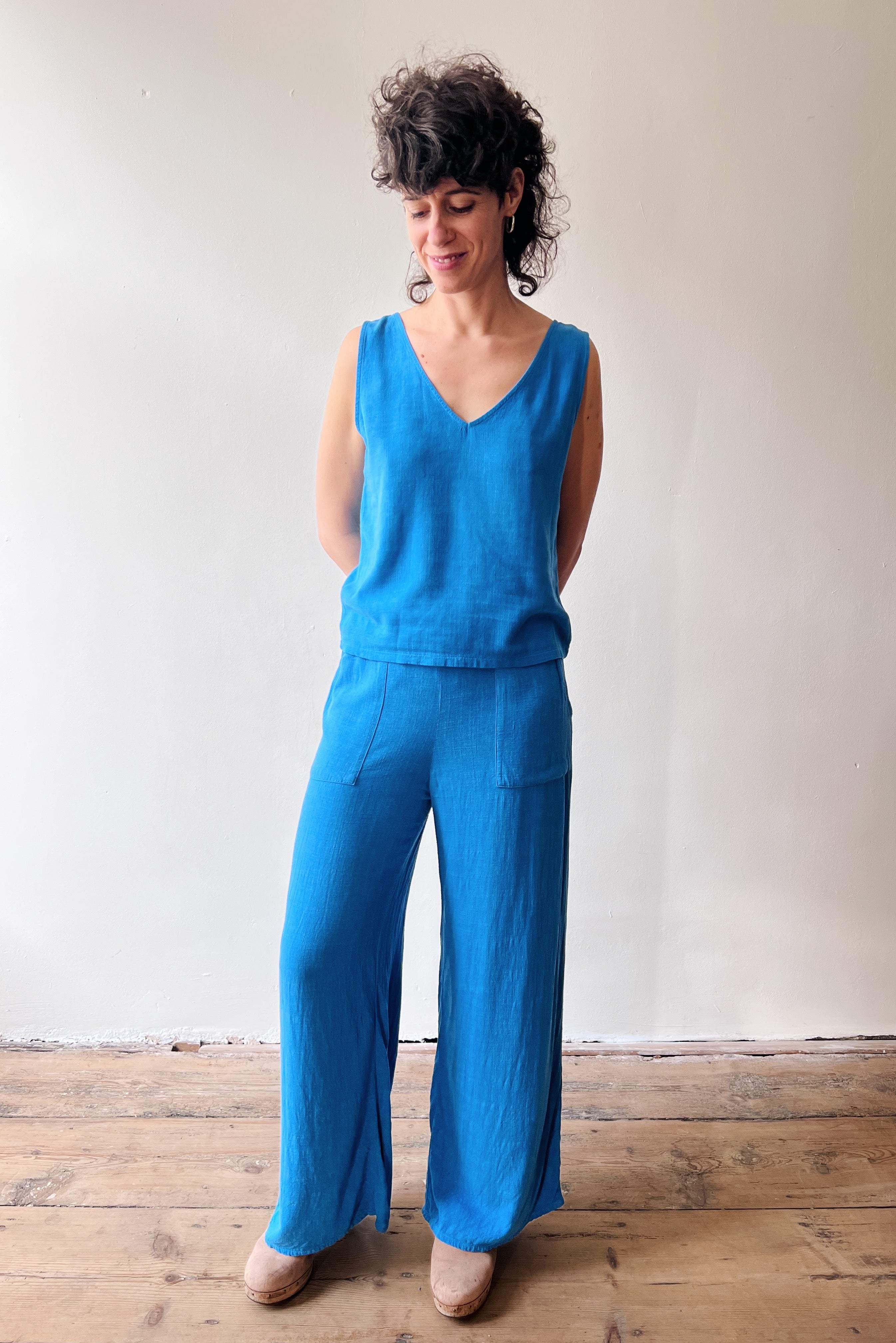 Wide Pants Marta+ - Bright Blue