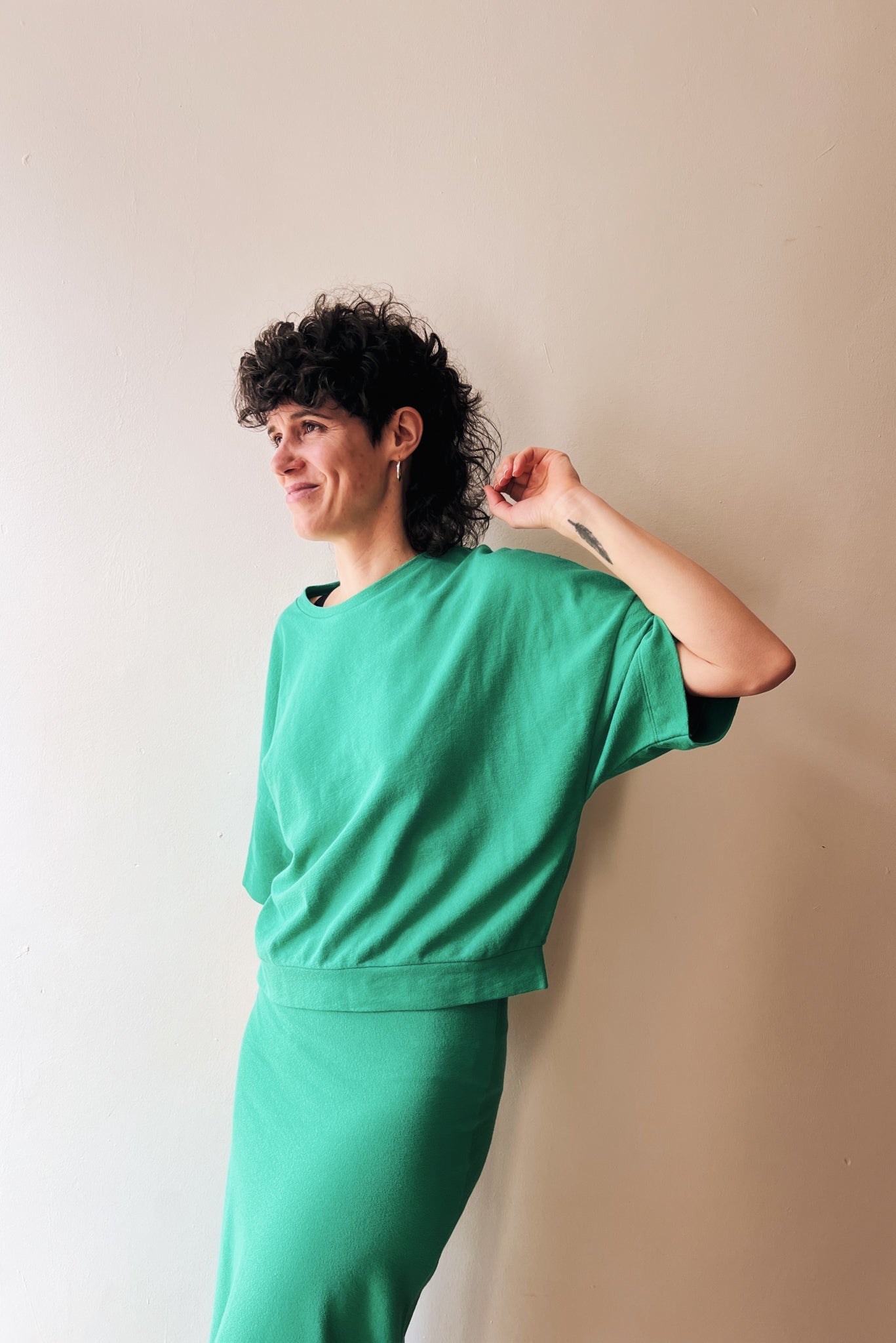 Midsleeve Sweater Mindy - Jade