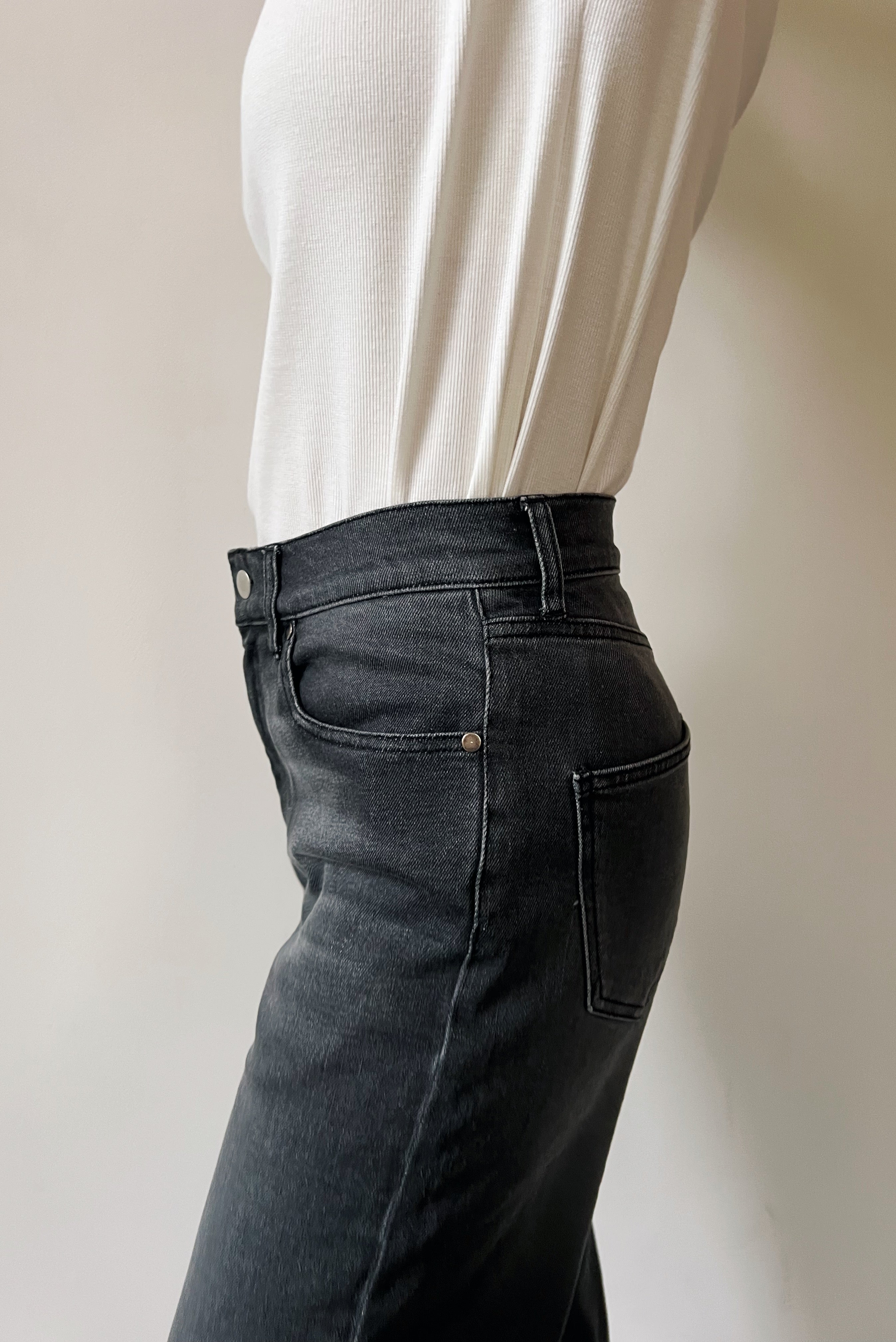 Boyfriend Jeans Berley - Washed Black
