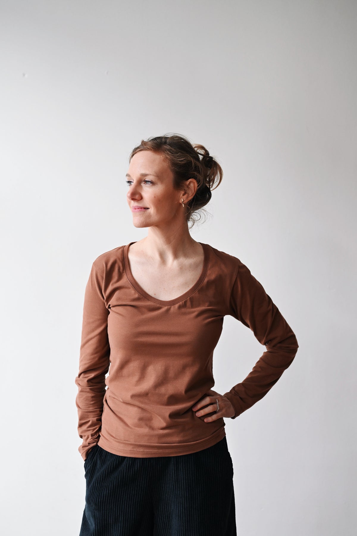 Longsleeve Emmy - Noisette