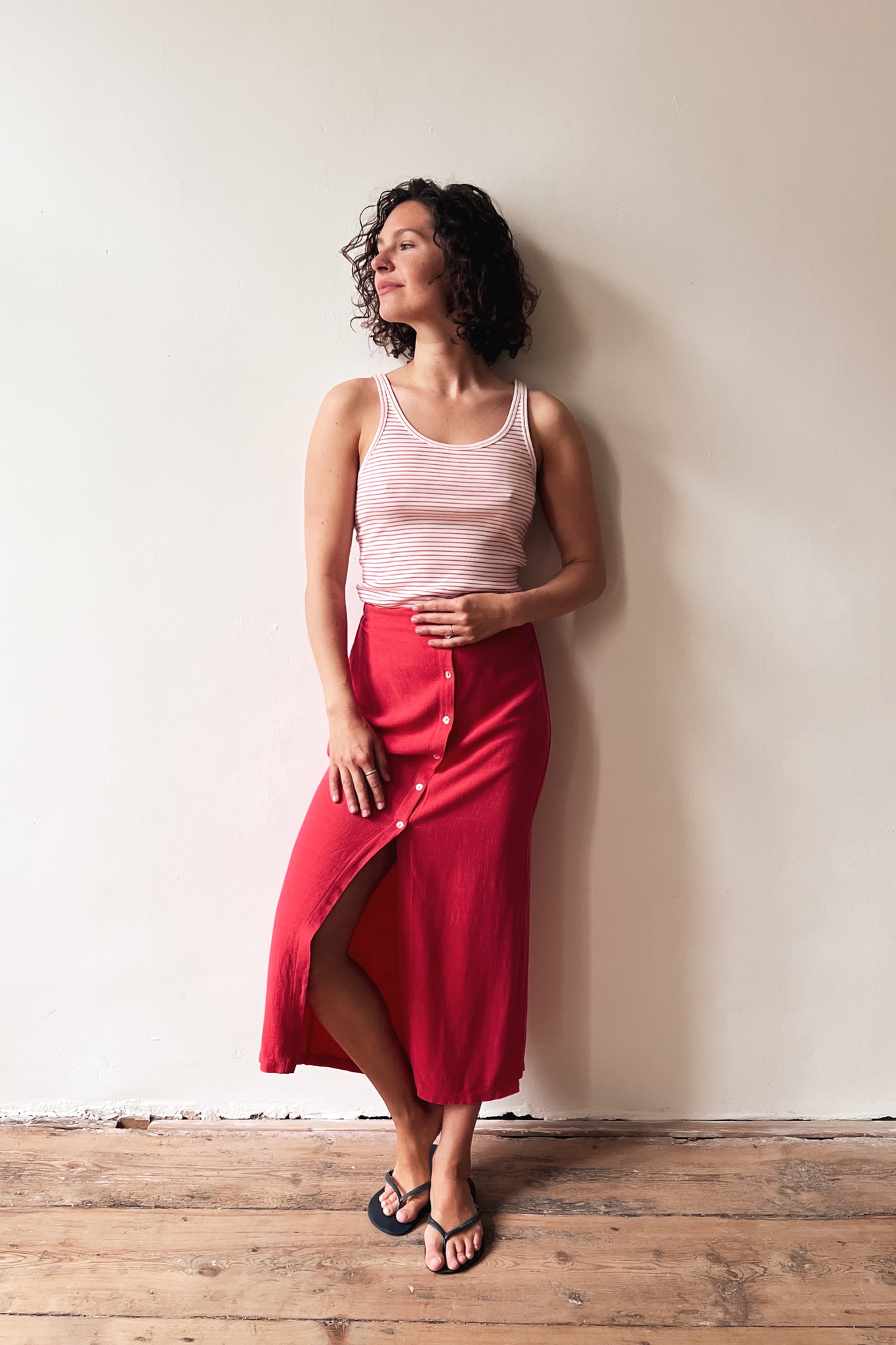 Top Marceline - Coral Stripes