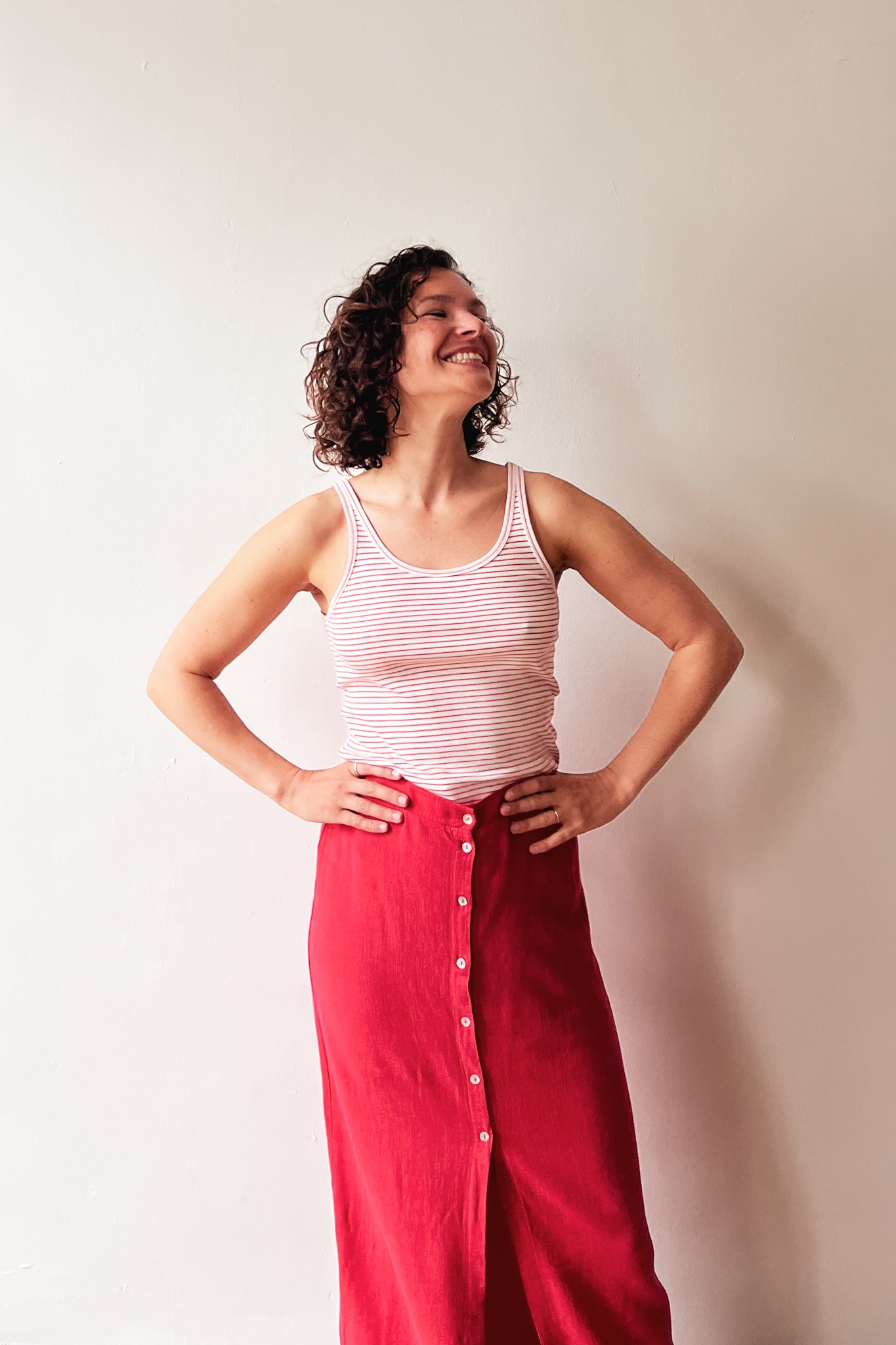 Top Marceline - Coral Stripes