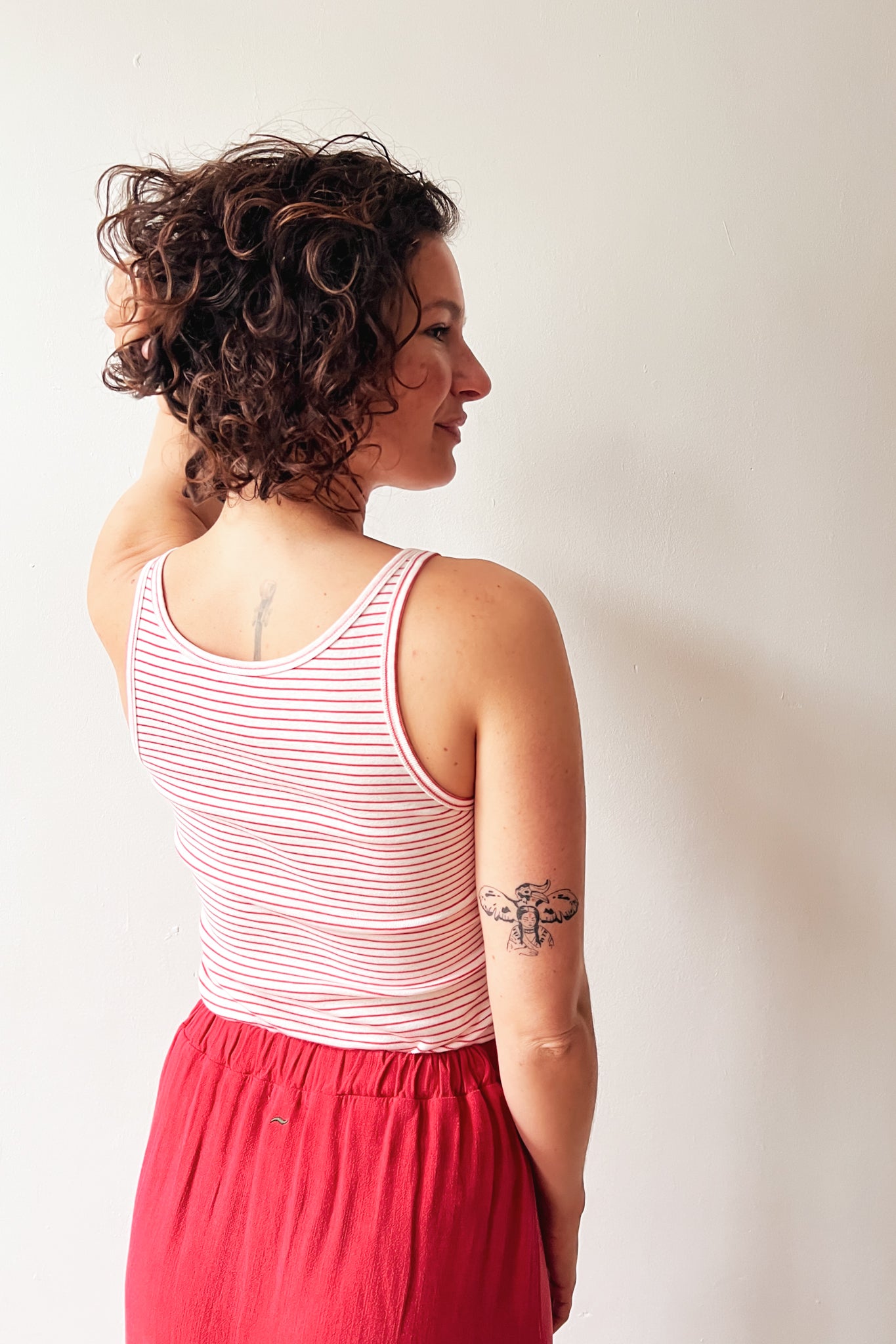 Top Marceline - Coral Stripes