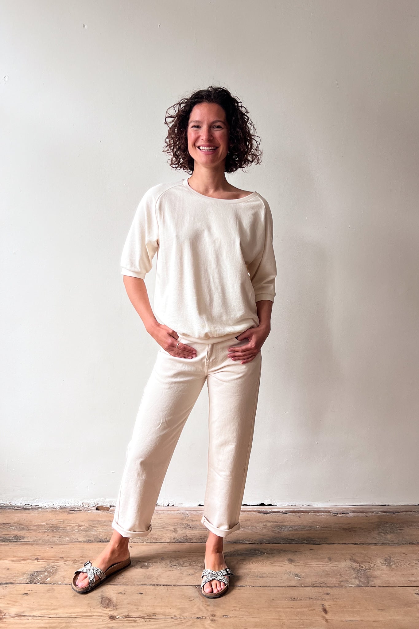 Boyfriend Jeans Berley - Natural Oat