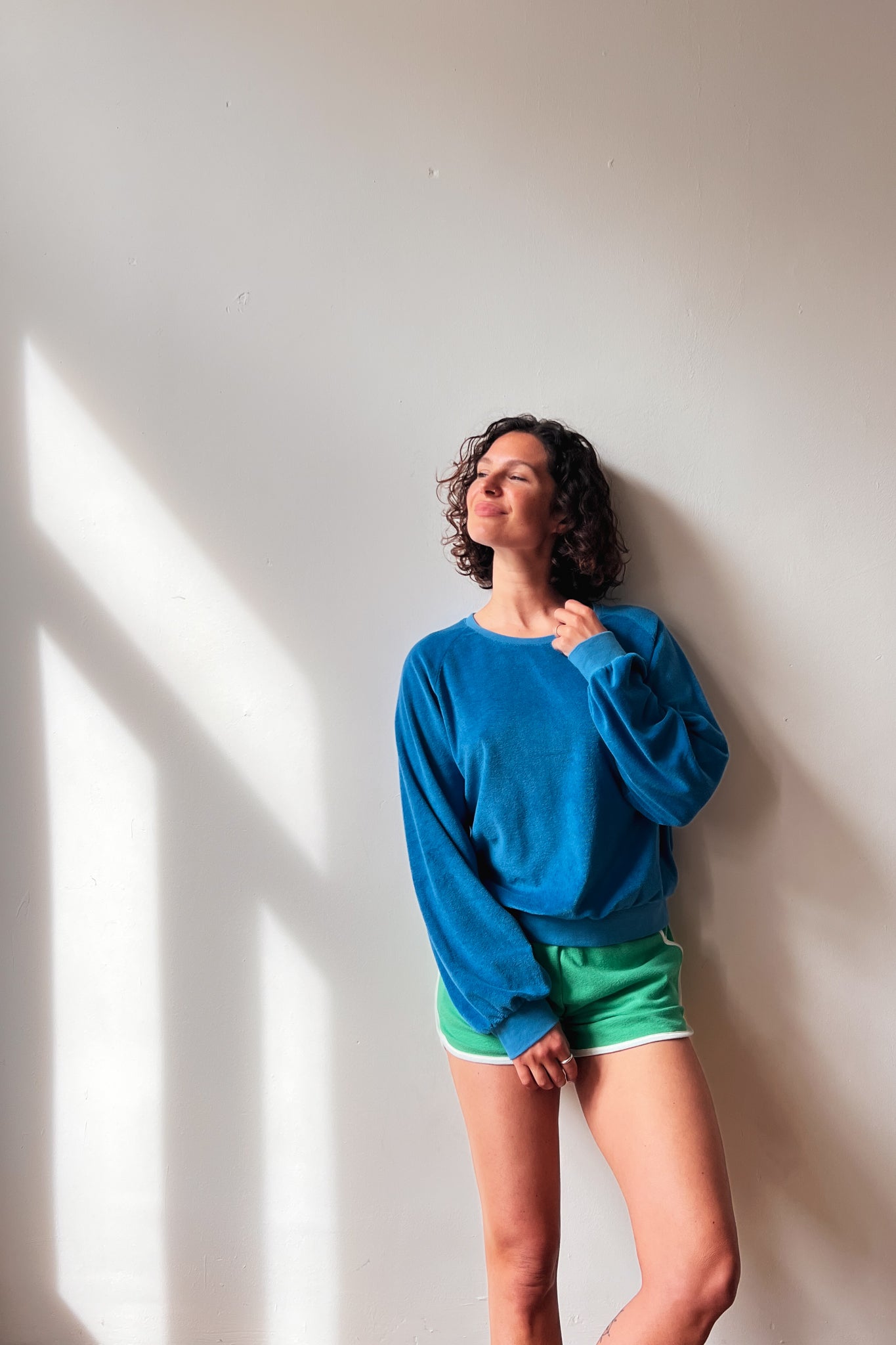 Sweater Edna - Bright Blue Terry