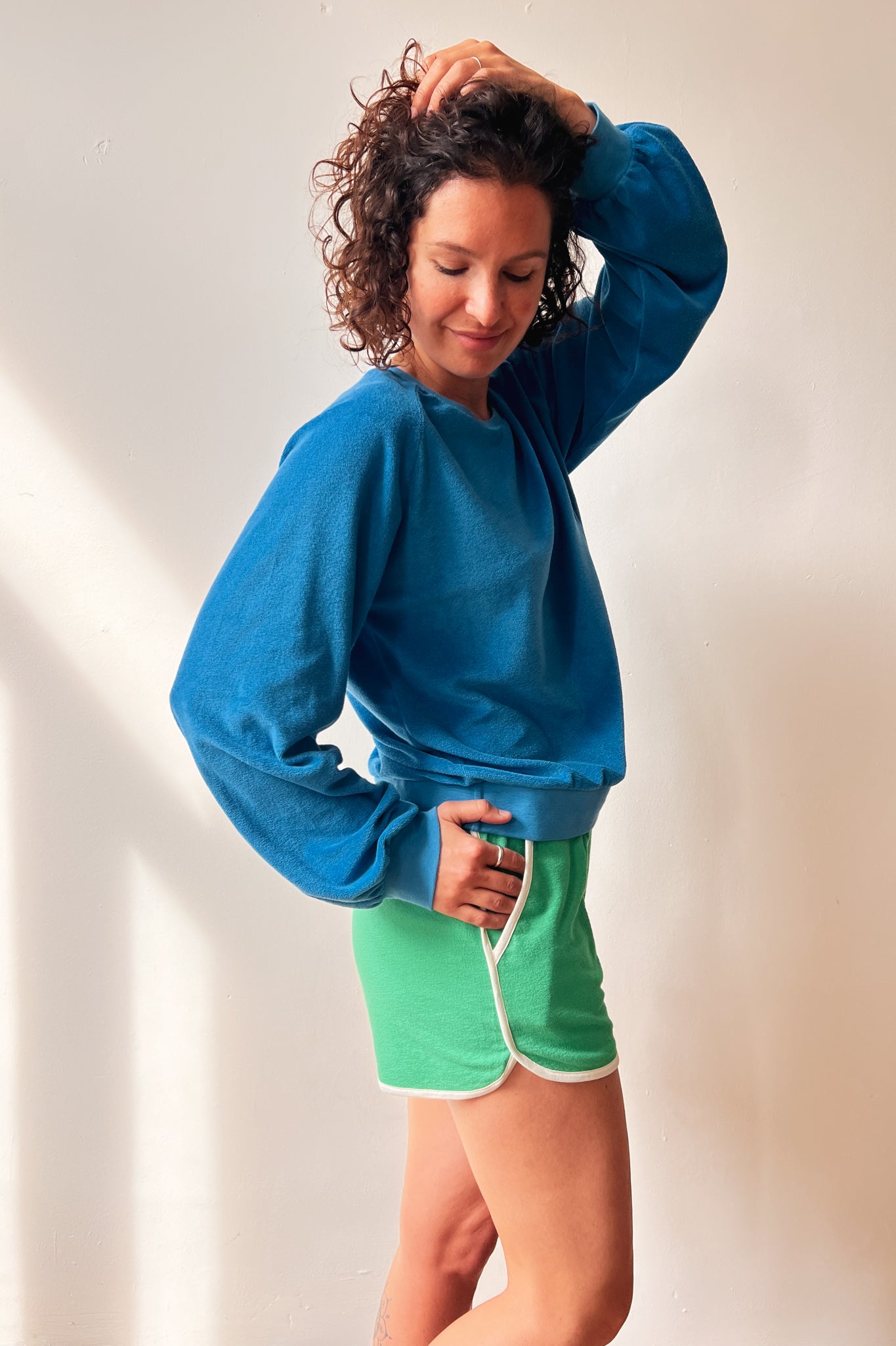 Sweater Edna - Bright Blue Terry