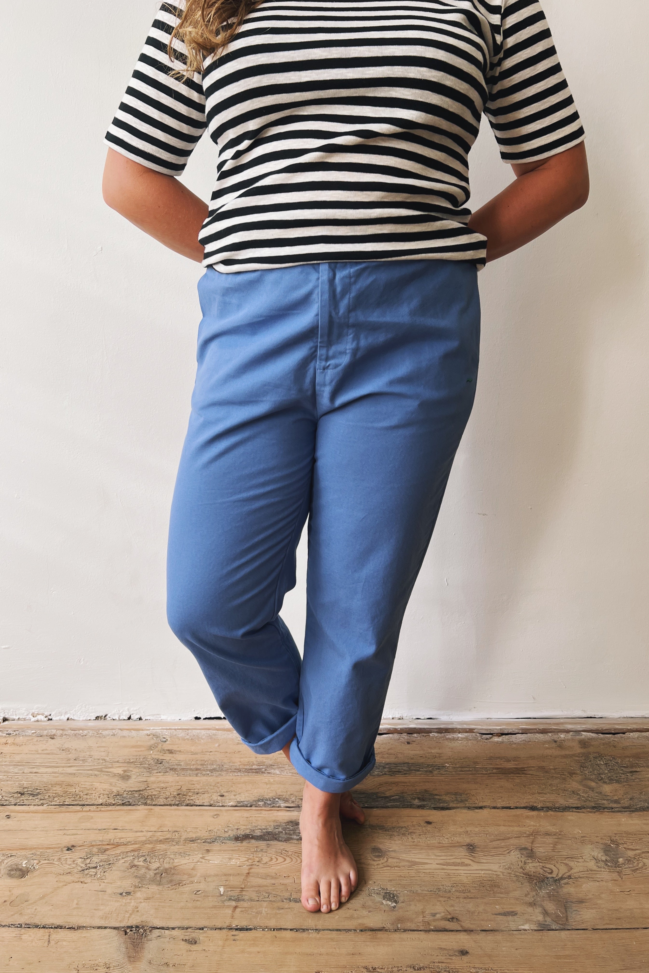 Pants Eleni - Soft Cobalt