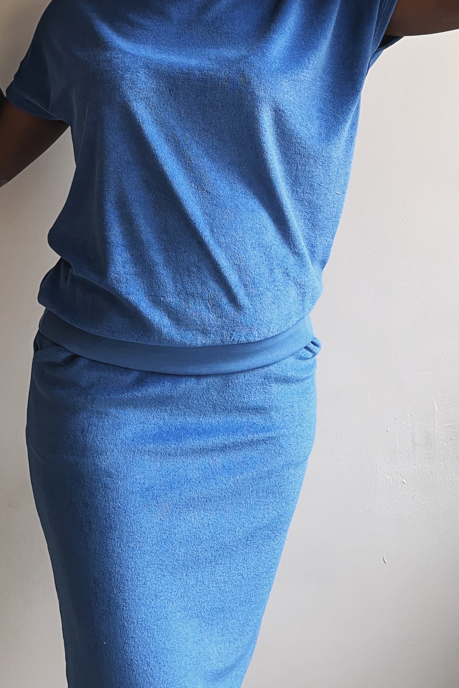 the dão store - Skirt Olivia - Soft Cobalt Terry - Skirts | Dresses